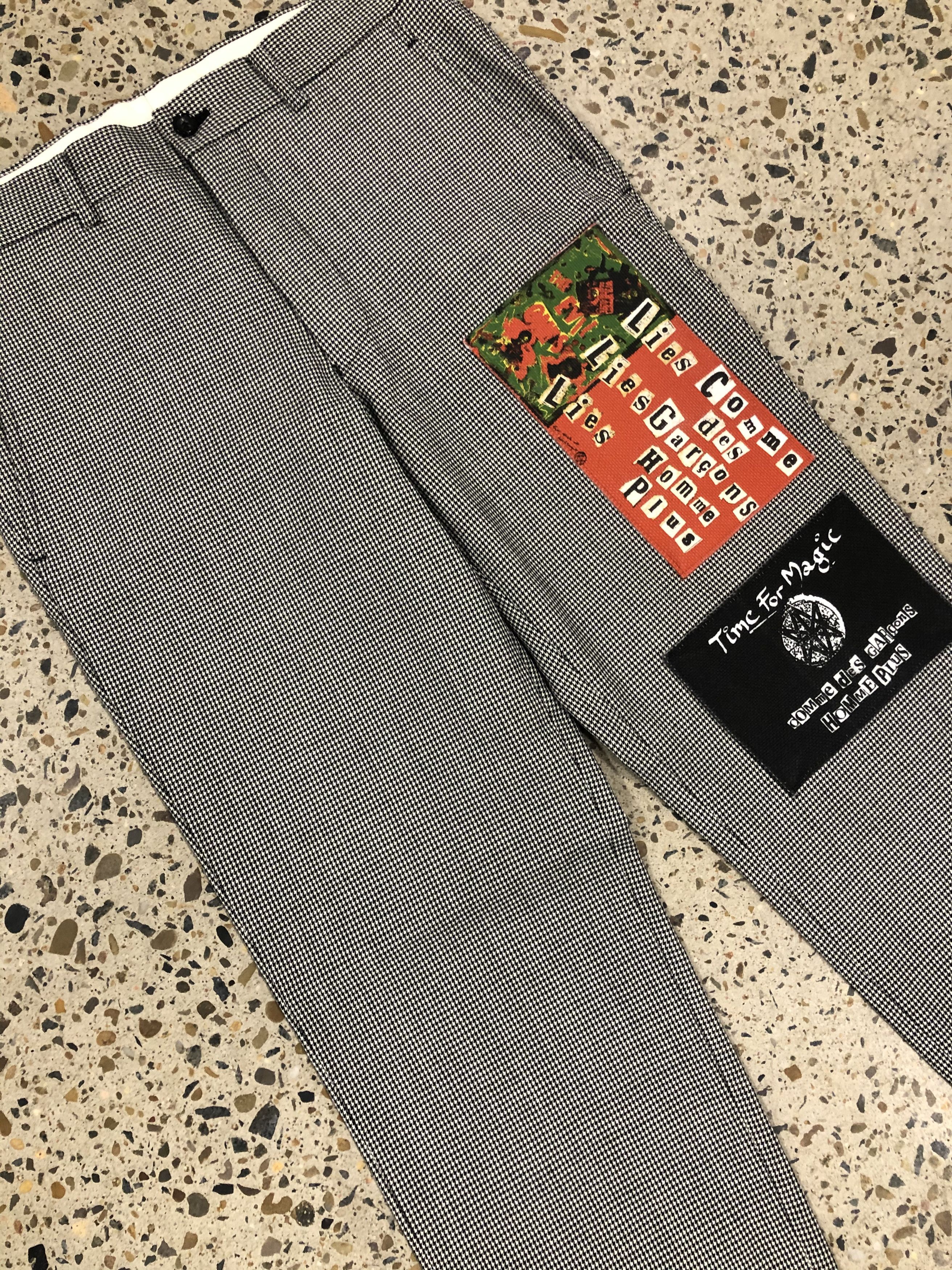 Comme des Garcons Homme Plus Comme Des Garcons 2008 'Time For Magic' Patch Pants Size US 30 / EU 46 - 3 Thumbnail