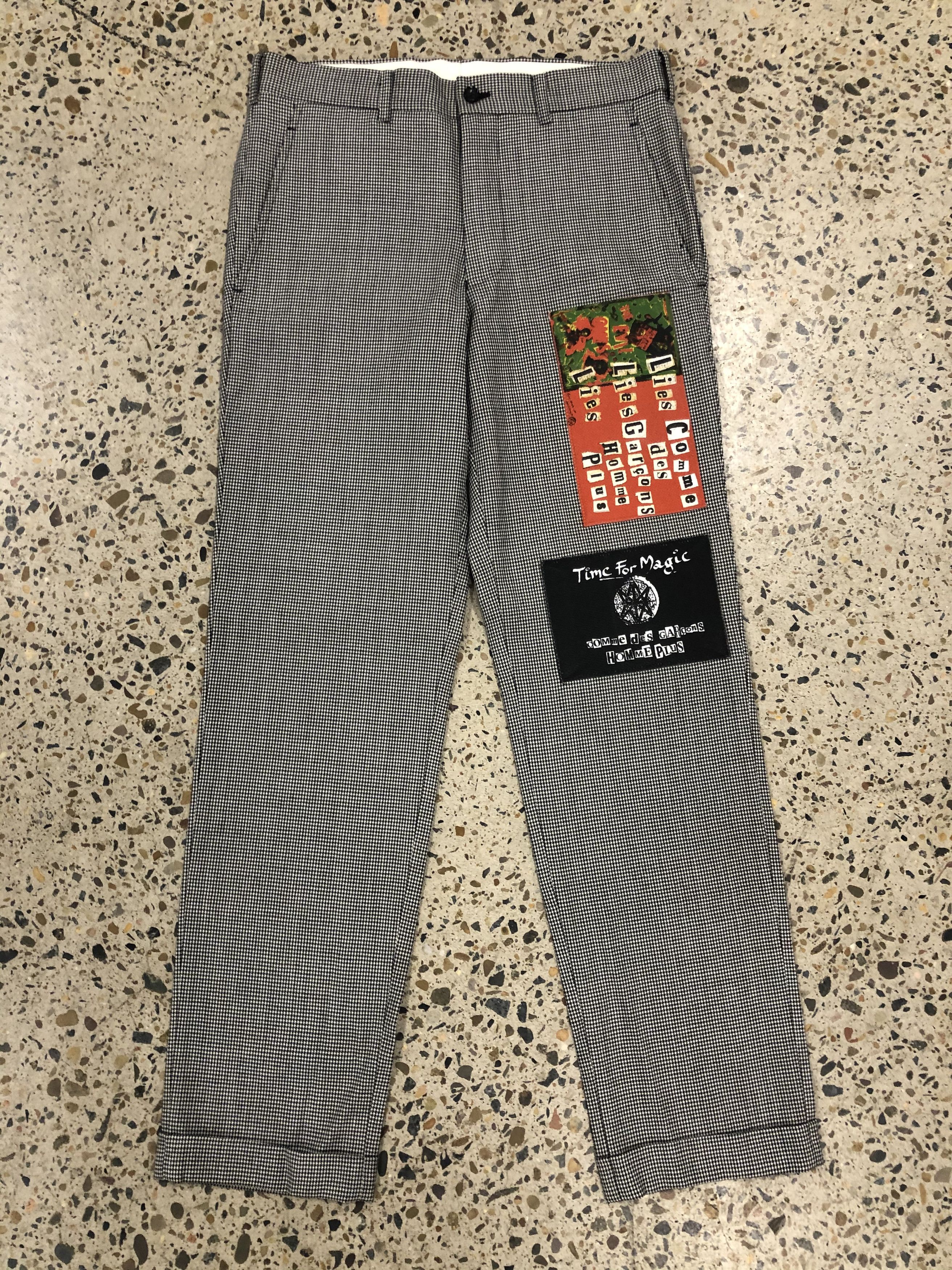 Comme des Garcons Homme Plus Comme Des Garcons 2008 'Time For Magic' Patch Pants Size US 30 / EU 46 - 2 Thumbnail