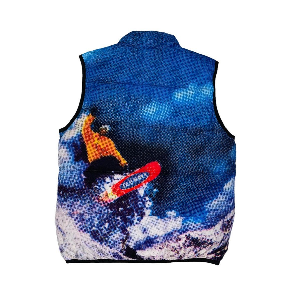 Old Navy Surfing Puffer Down Full Print Vest Size US M / EU 48-50 / 2 - 2 Thumbnail
