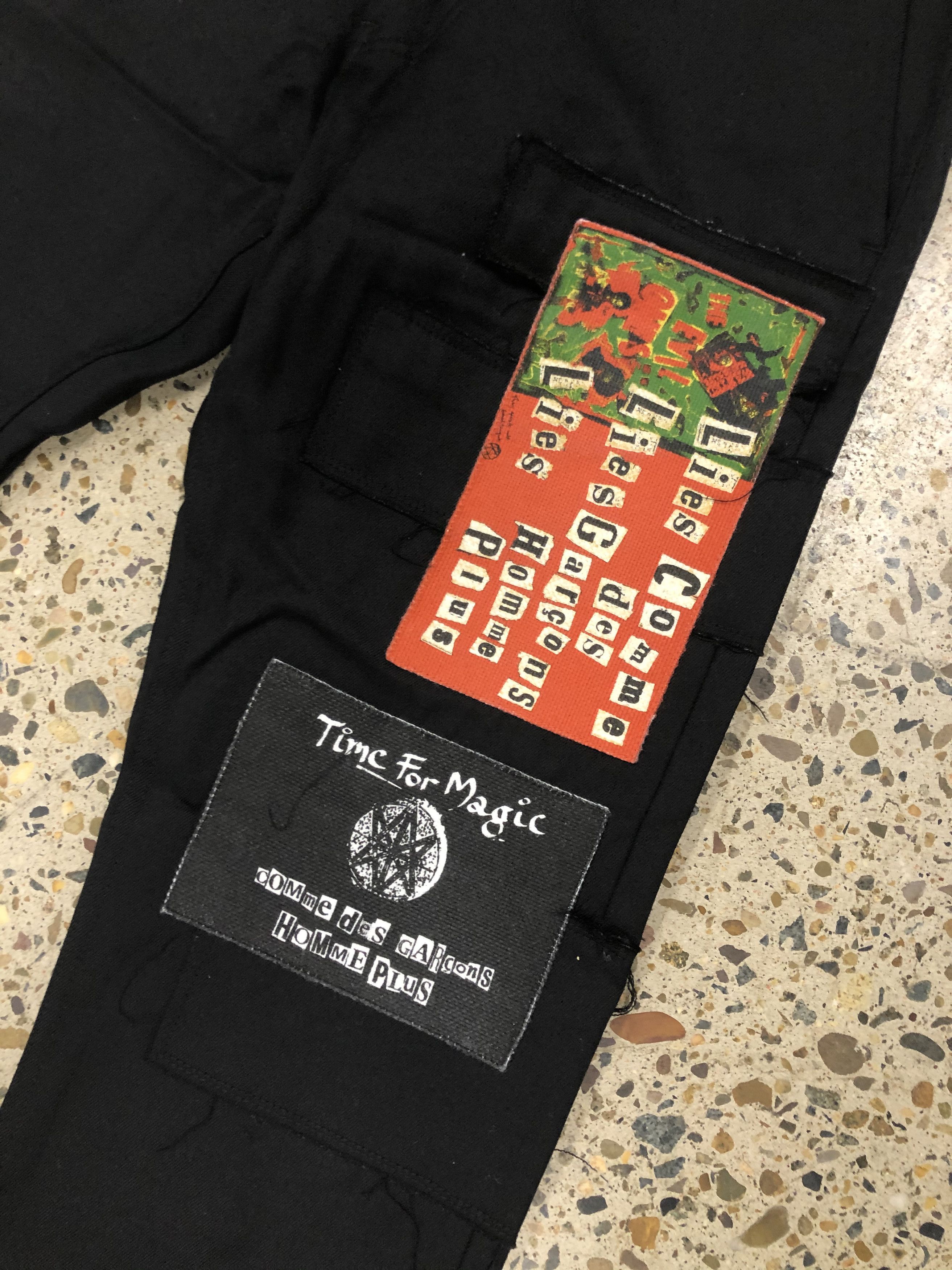 Comme des Garcons Homme Plus Comme Des Garcons 2008 'Time For Magic' Patch Pants Size US 30 / EU 46 - 3 Thumbnail