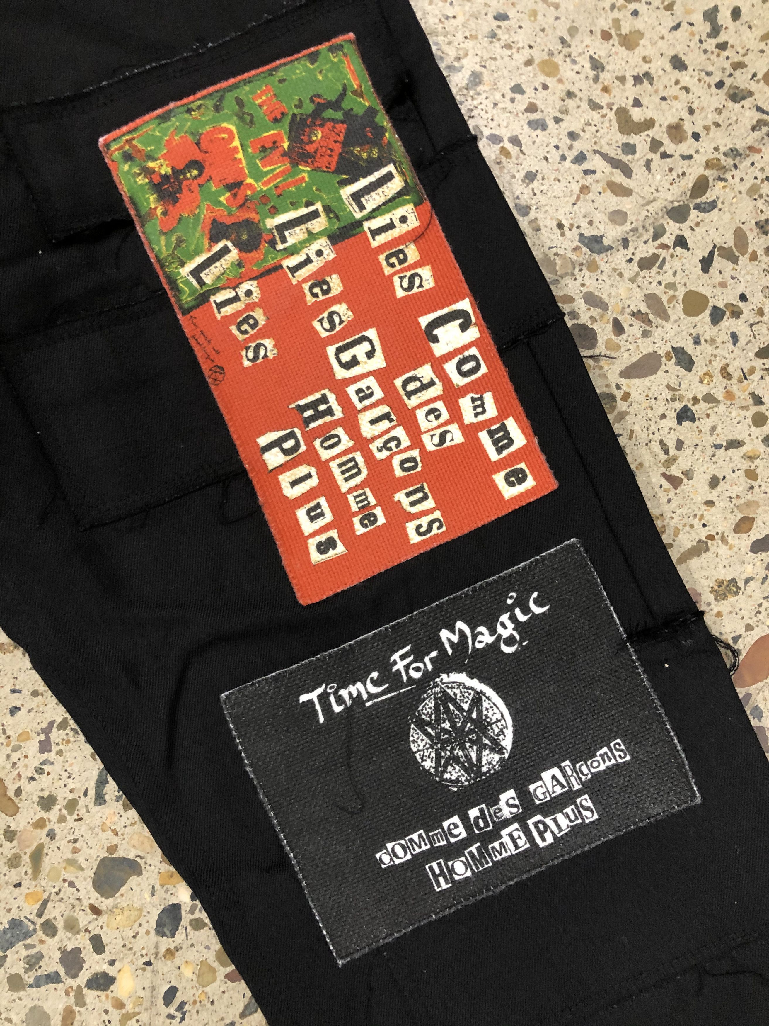 Comme des Garcons Homme Plus Comme Des Garcons 2008 'Time For Magic' Patch Pants Size US 30 / EU 46 - 4 Thumbnail