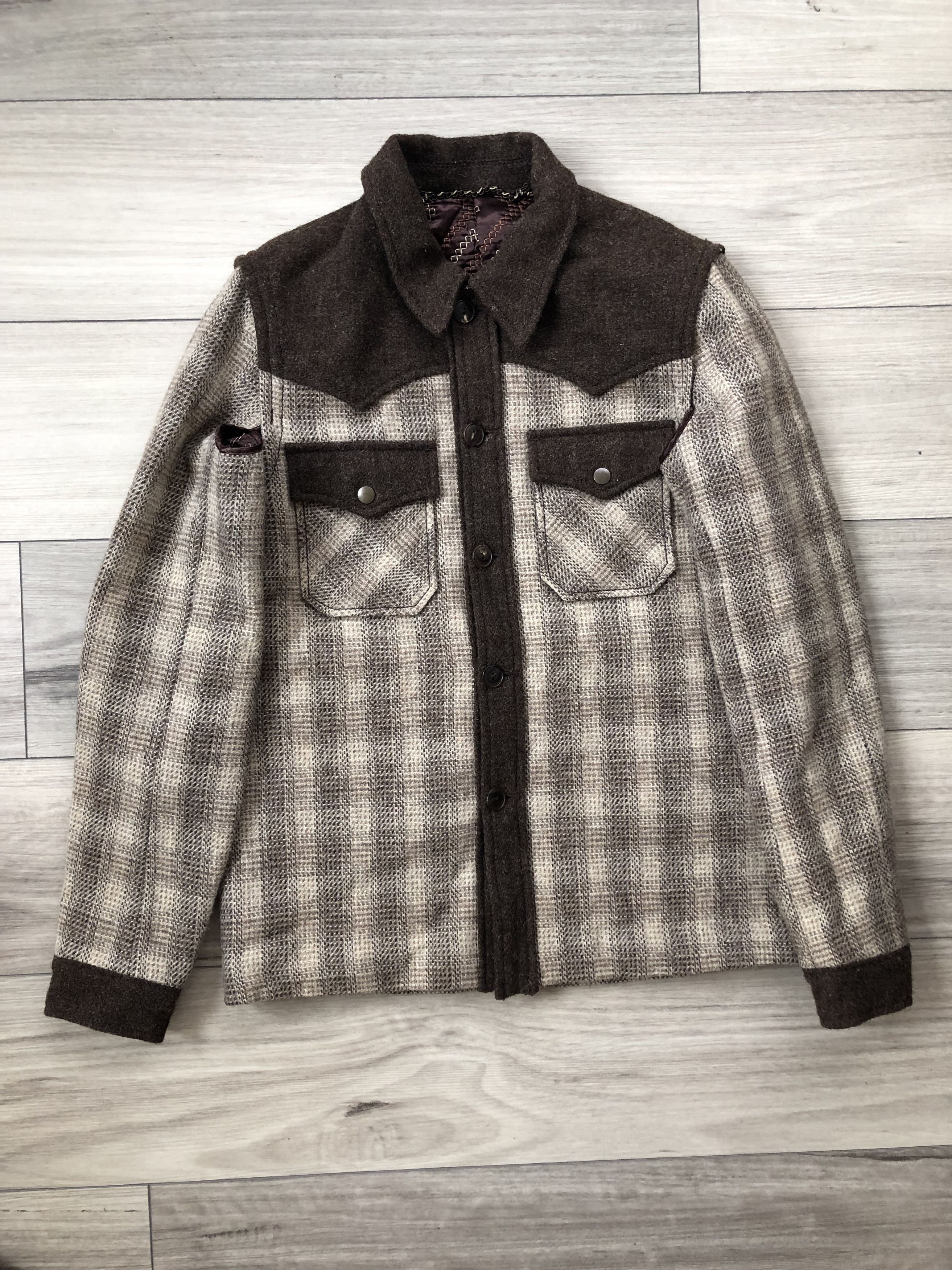 Number (N)ine Number (N)ine AW 2002 'Nowhere Man' Wool Jacket Size US L / EU 52-54 / 3 - 2 Thumbnail