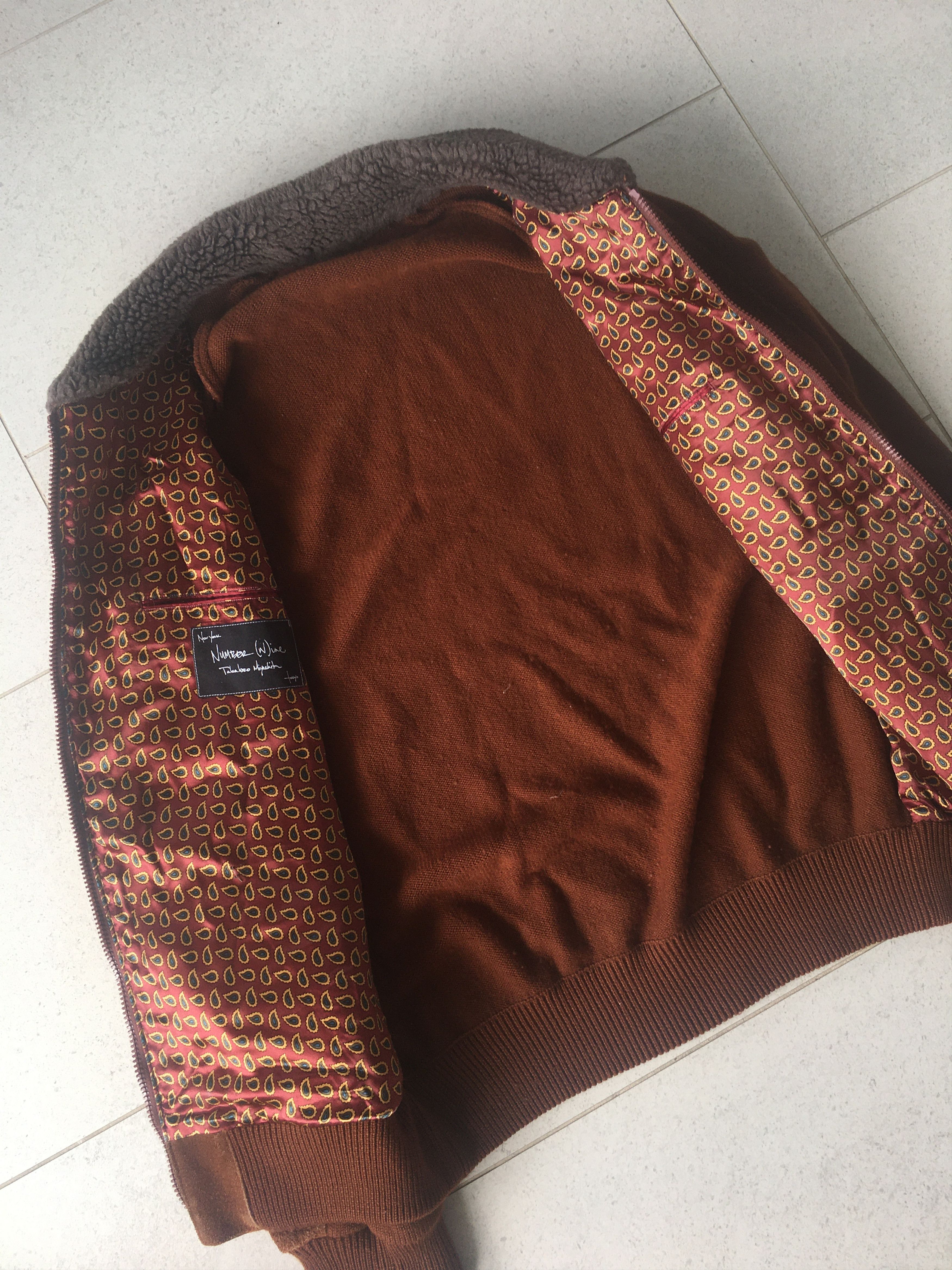 Number (N)ine Number (N)ine A/W 2003 Suede Bomber Jacket Size US L / EU 52-54 / 3 - 5 Thumbnail