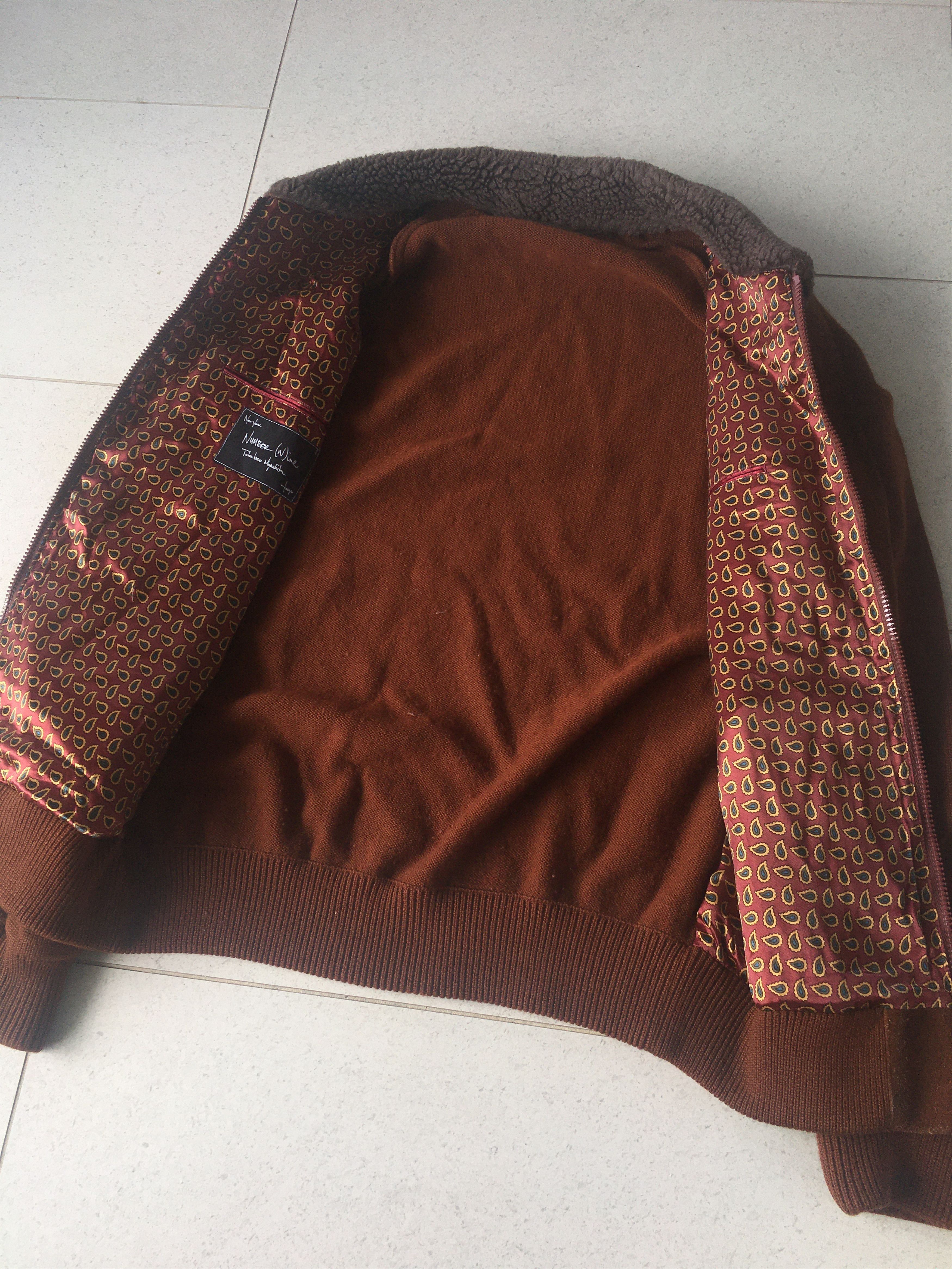 Number (N)ine Number (N)ine A/W 2003 Suede Bomber Jacket Size US L / EU 52-54 / 3 - 4 Thumbnail