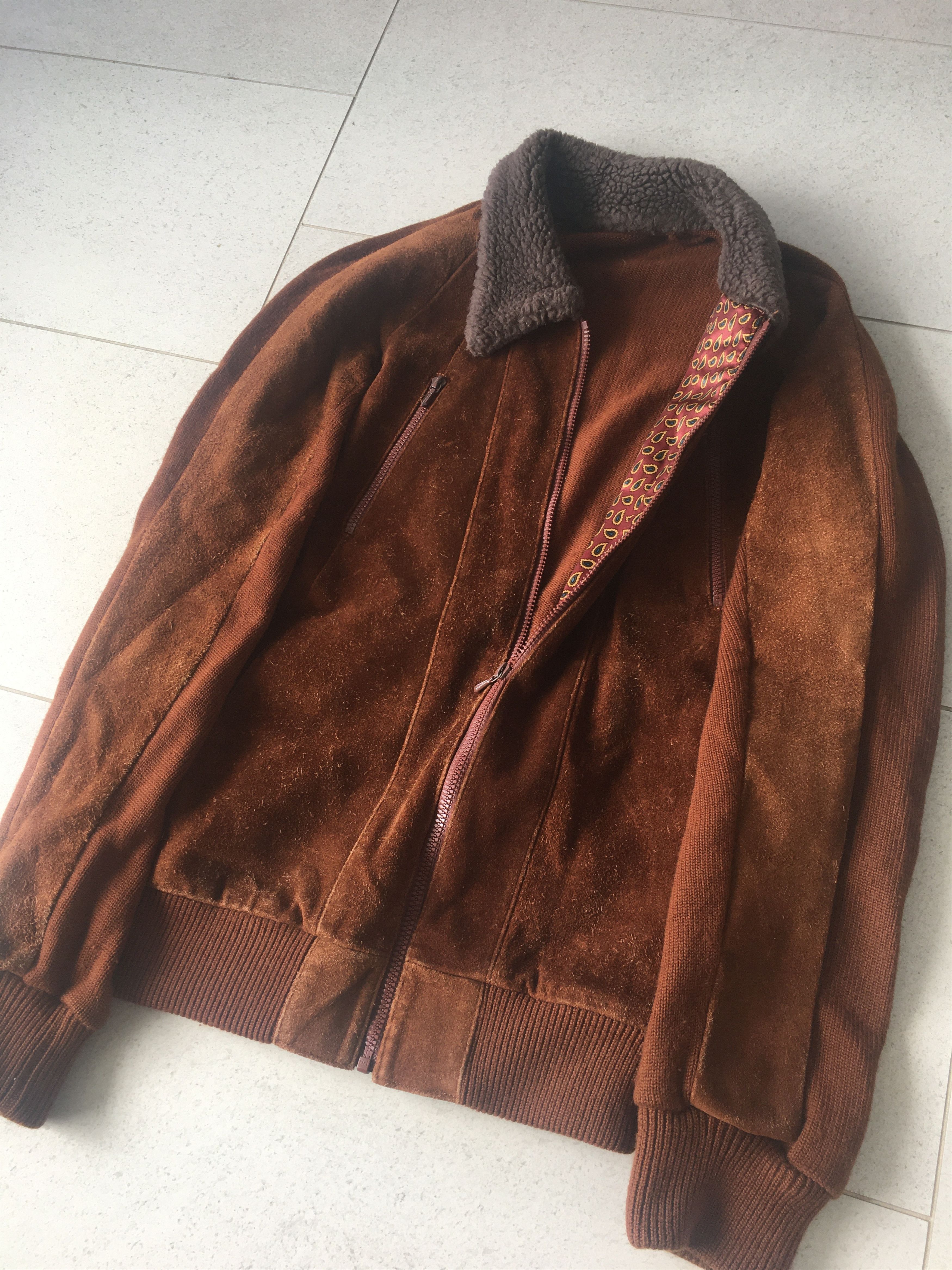 Number (N)ine Number (N)ine A/W 2003 Suede Bomber Jacket Size US L / EU 52-54 / 3 - 2 Thumbnail