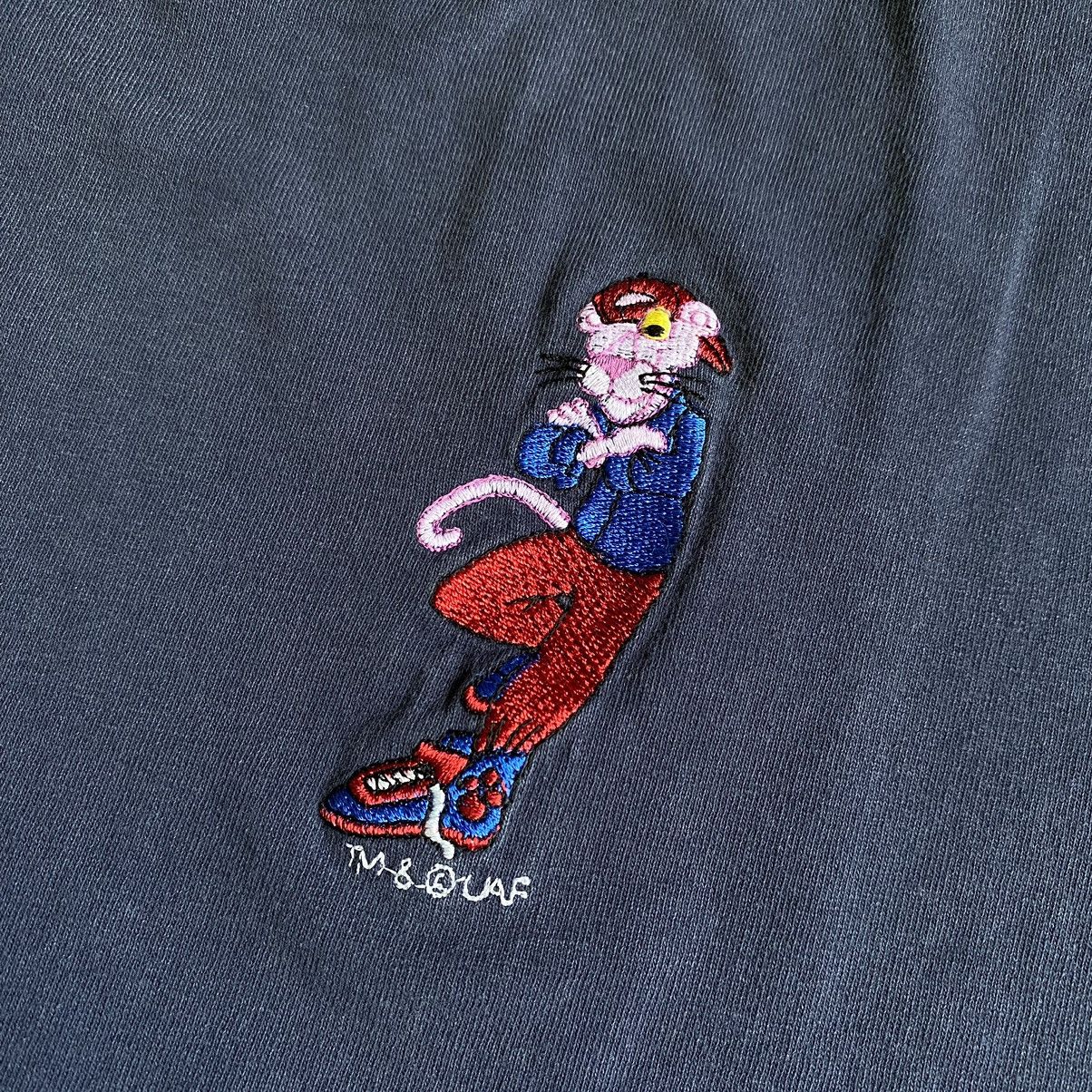 Cartoon Network Vintage 90s Pink Panther Small Logo Embroidered Logo T Shirt Size US XL / EU 56 / 4 - 5 Thumbnail