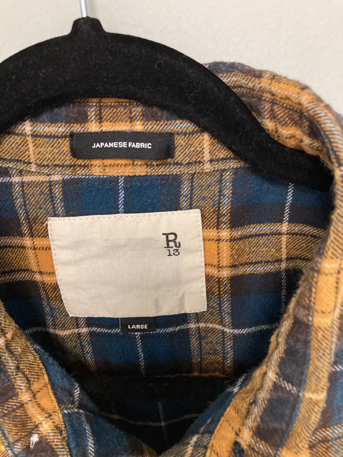 R13 Shredded seam shirt large Size US L / EU 52-54 / 3 - 2 Thumbnail