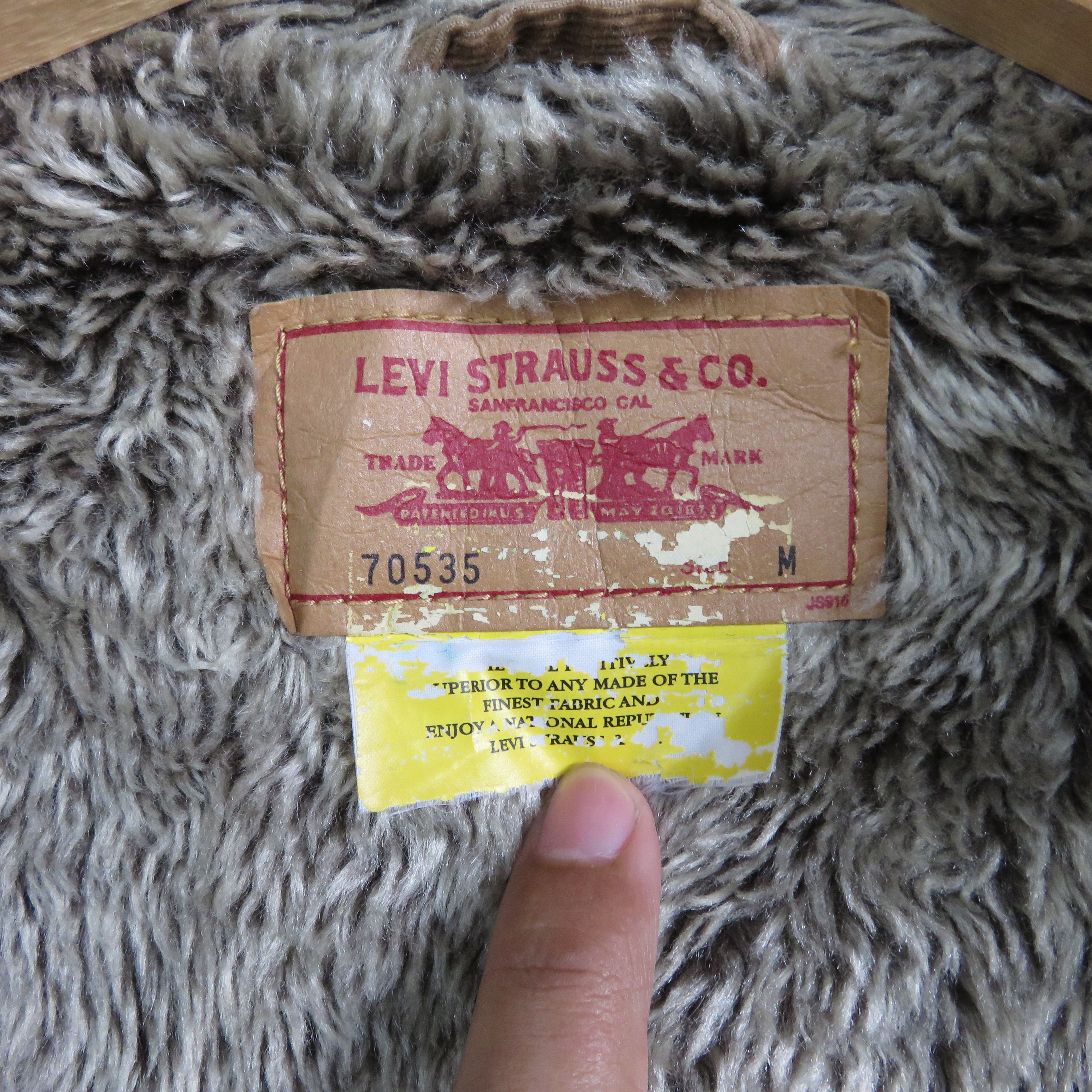 Levi's Levi's Trucker Sherpa Fleece Shearling Corduroy Jacket Size US M / EU 48-50 / 2 - 7 Thumbnail