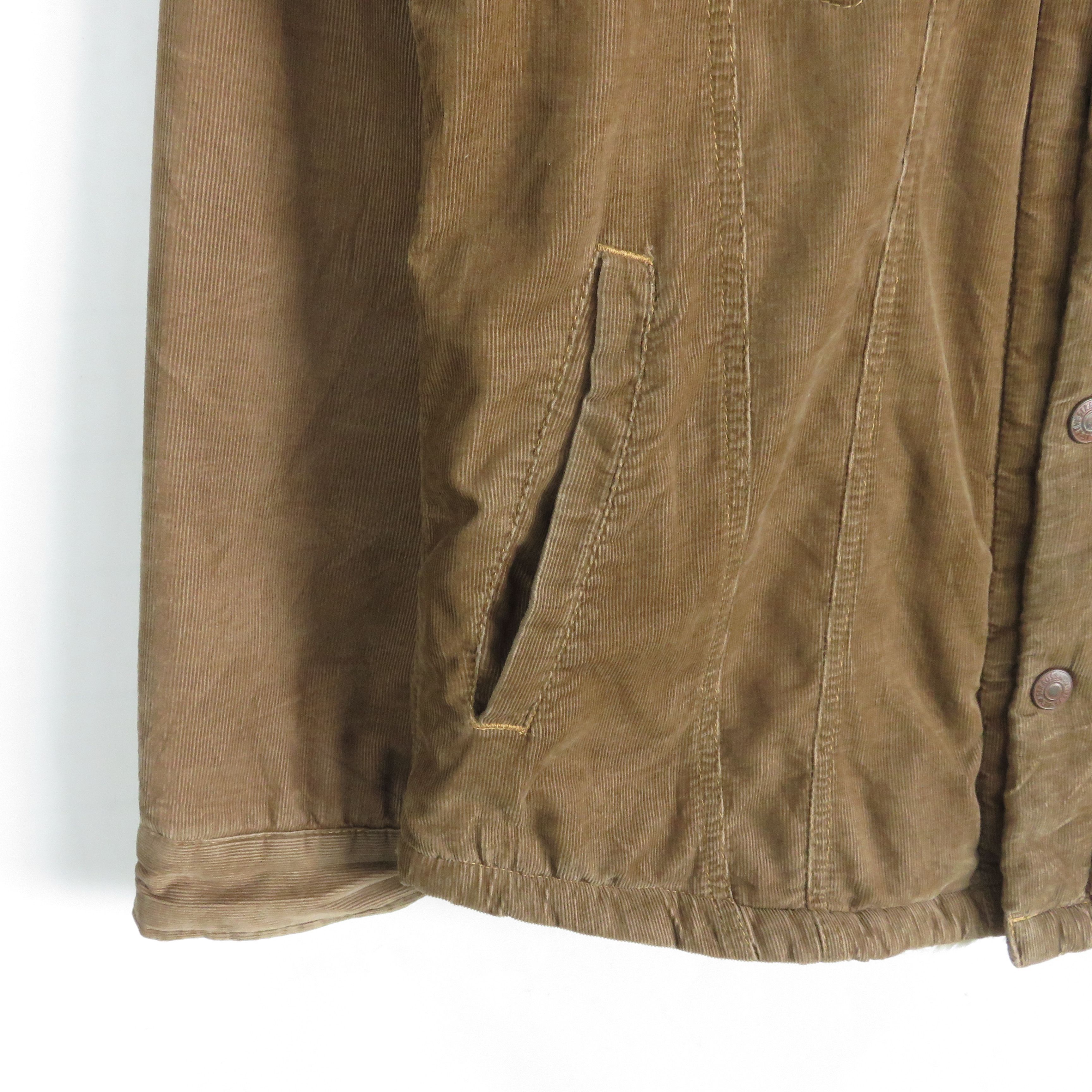 Levi's Levi's Trucker Sherpa Fleece Shearling Corduroy Jacket Size US M / EU 48-50 / 2 - 3 Thumbnail