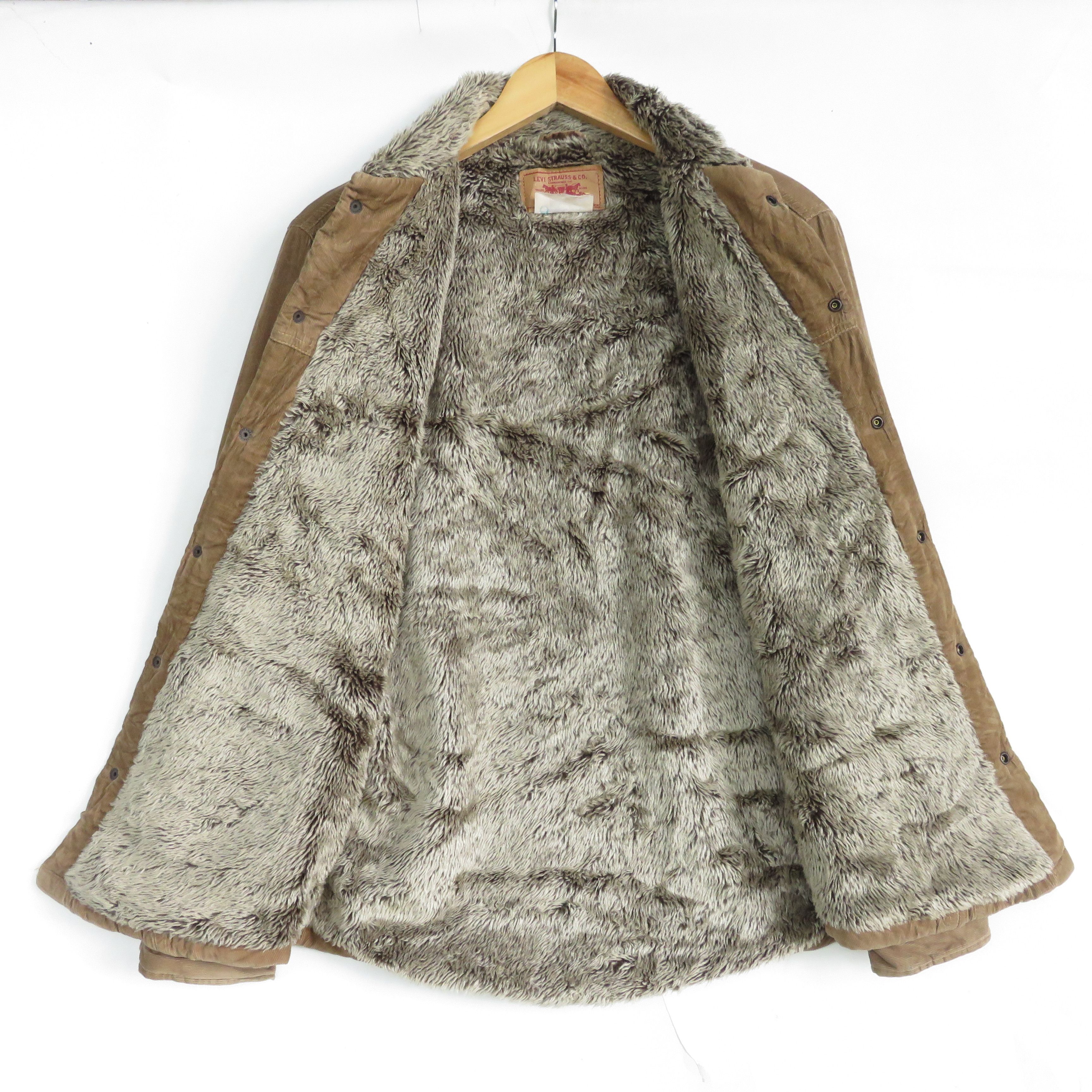 Levi's Levi's Trucker Sherpa Fleece Shearling Corduroy Jacket Size US M / EU 48-50 / 2 - 6 Thumbnail