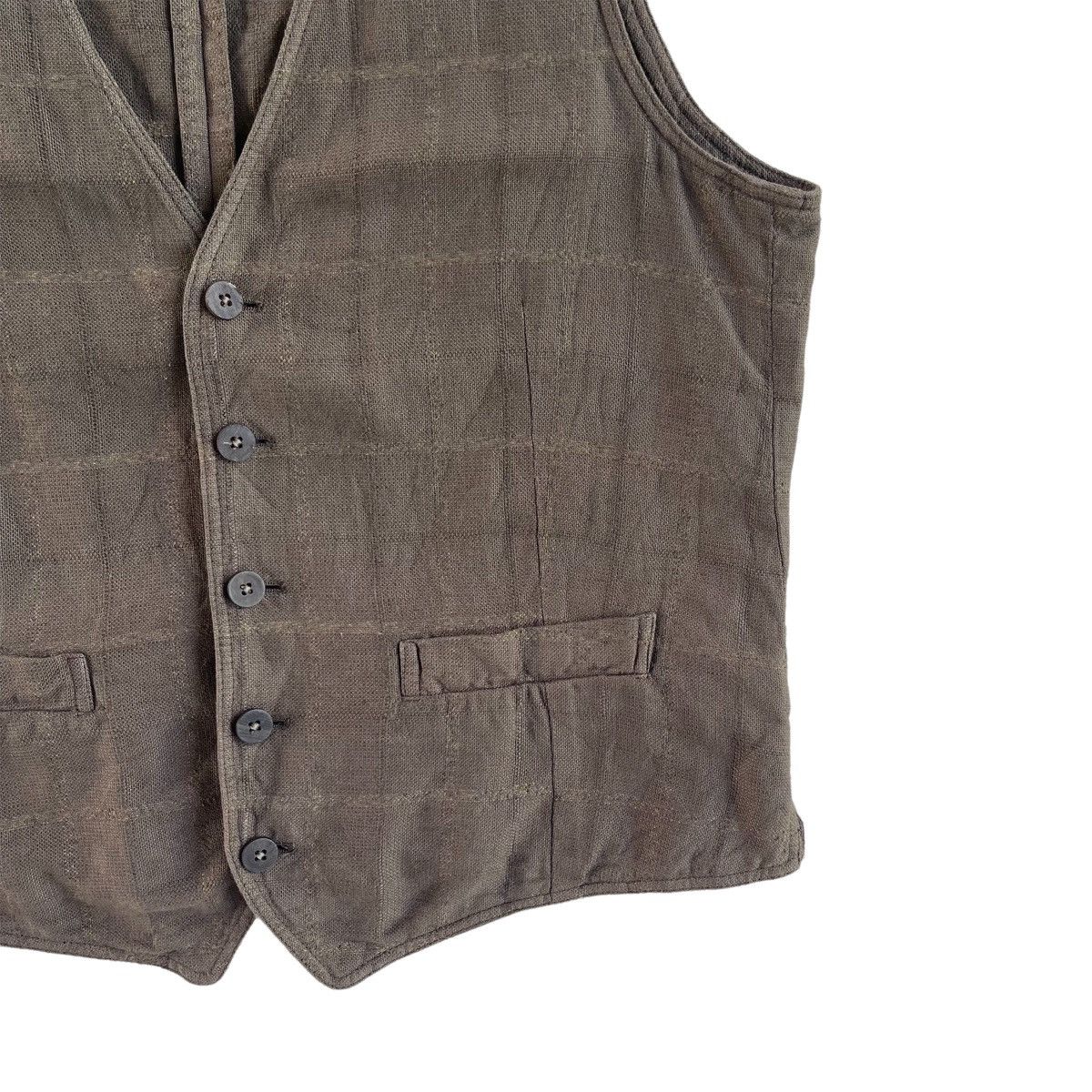Lardini Lardini Plaid Waistcoat Vest Size US S / EU 44-46 / 1 - 3 Thumbnail