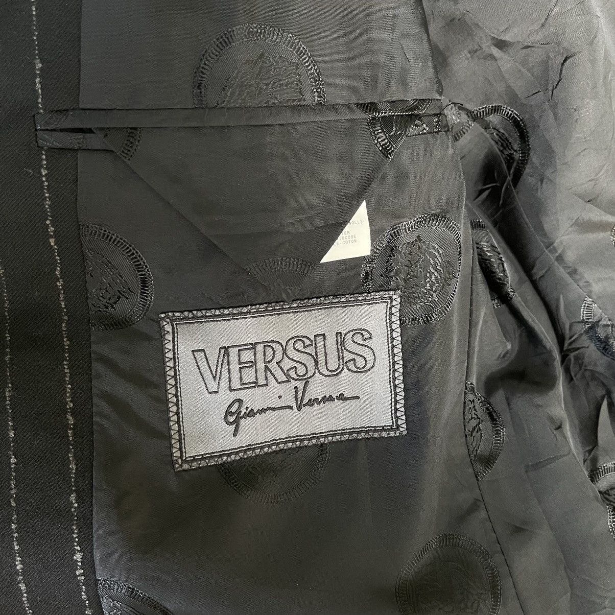Gianni Valentino × Versace × Versus Versace Versus Gianni Versace Italy Striped Blazer Size US L / EU 52-54 / 3 - 8 Thumbnail