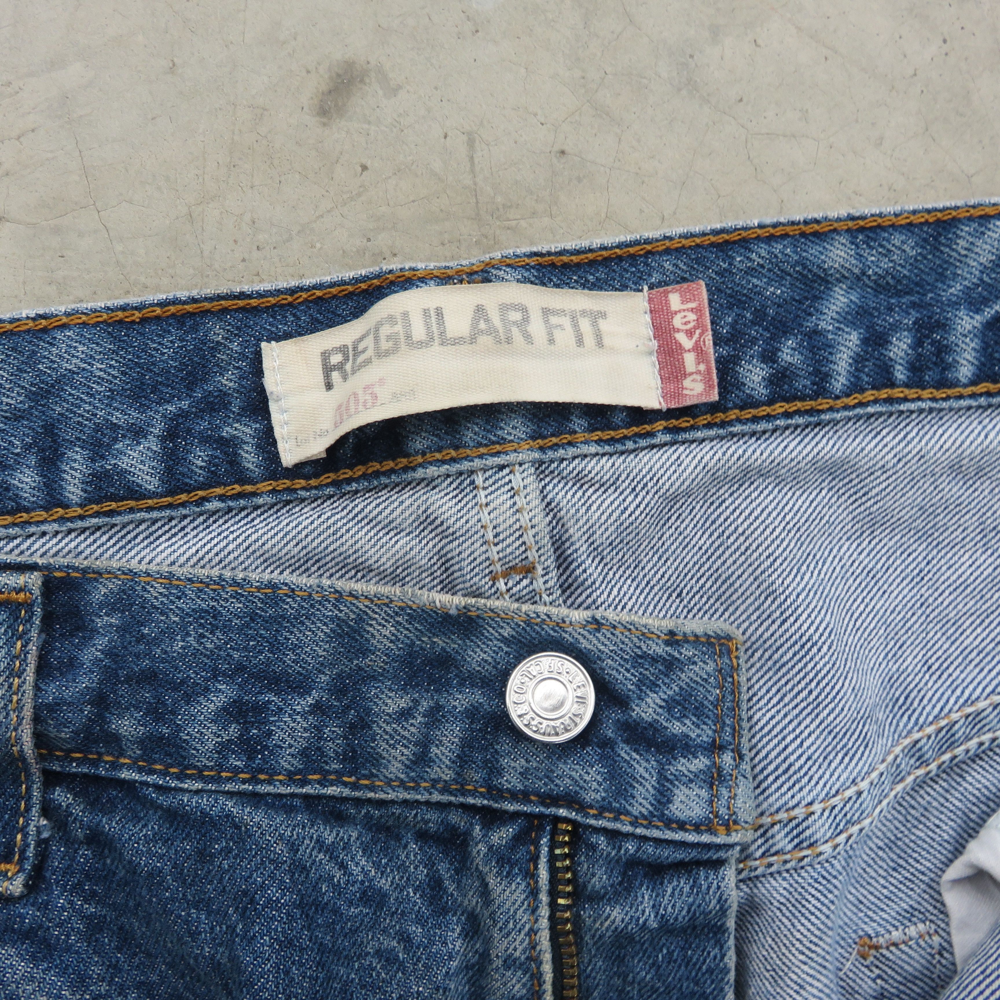 Vintage Levis 505 Mud Wash Denim Jeans 40x29