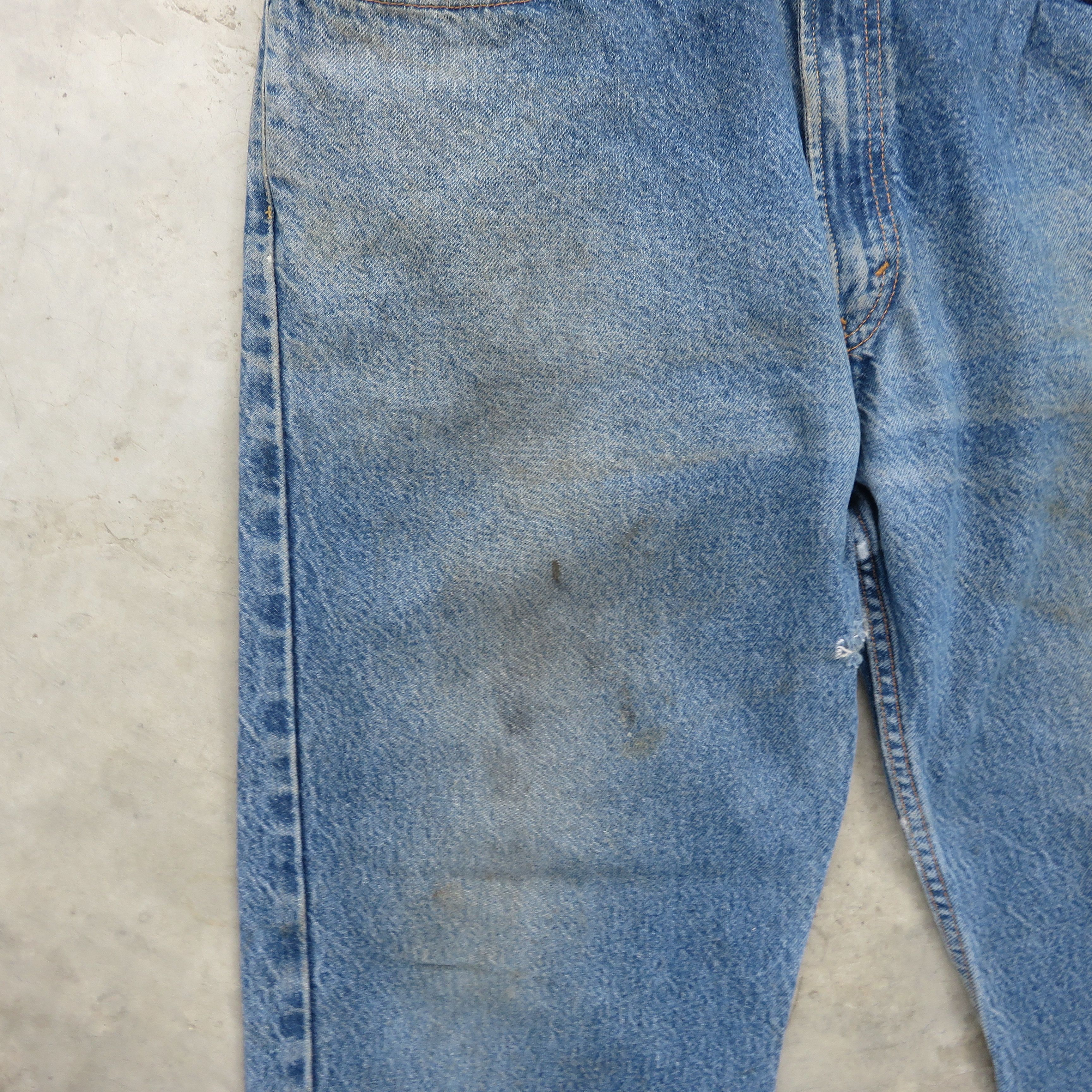Vintage Levis 505 Mud Wash Denim Jeans 40x29