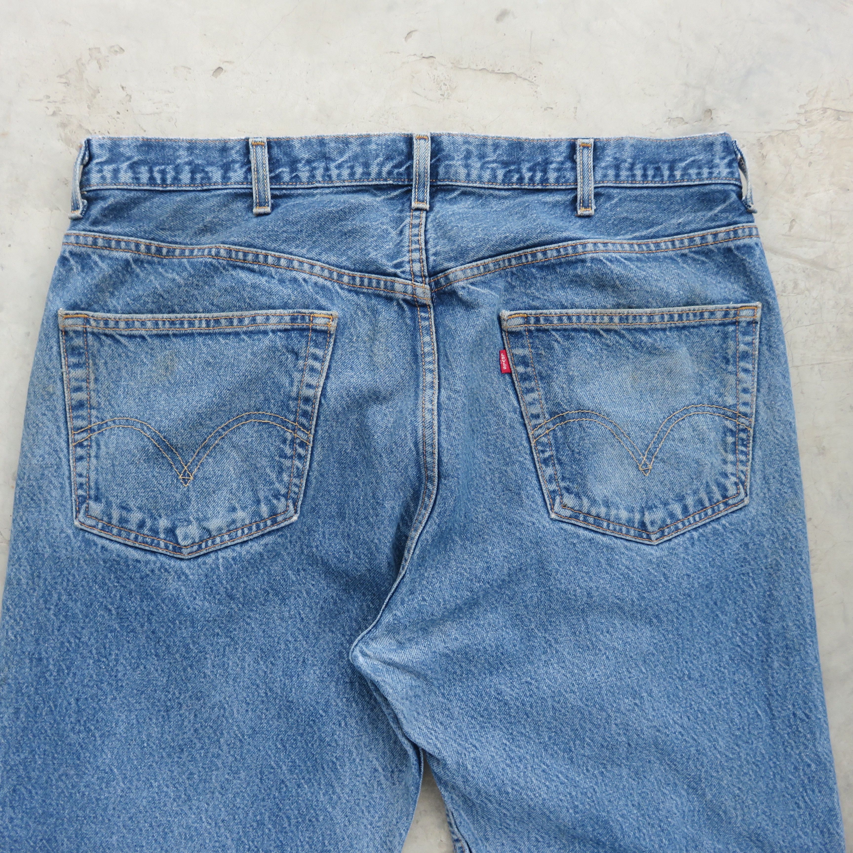 Vintage Levis 505 Mud Wash Denim Jeans 40x29