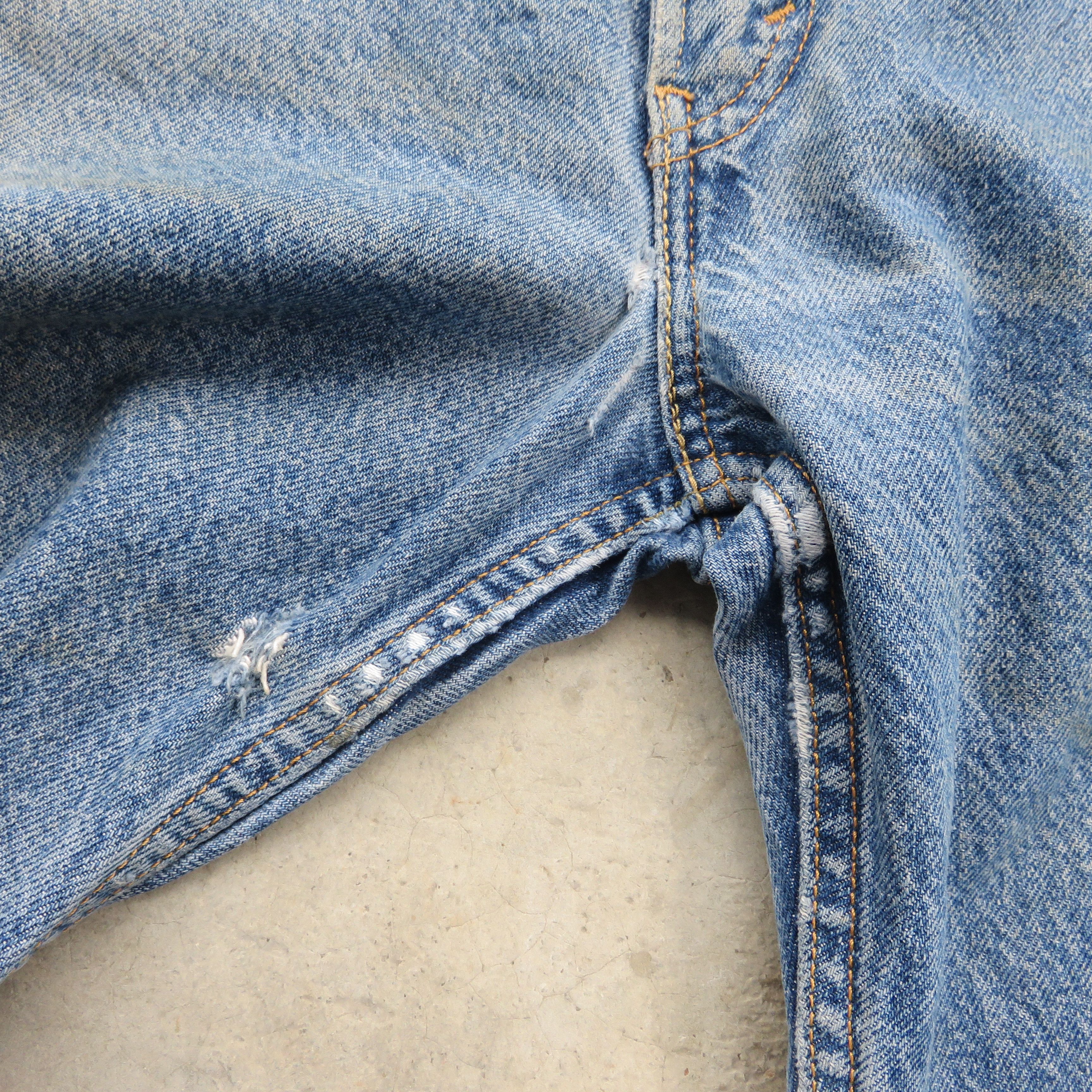 Vintage Levis 505 Mud Wash Denim Jeans 40x29
