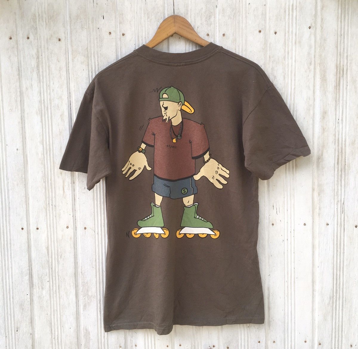 Vintage Vintage Sytmie Skateboarding Skater Punk Boys Tshirt Size US M / EU 48-50 / 2 - 1 Thumbnail