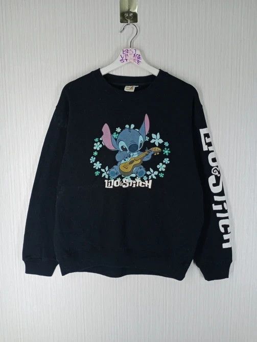Cartoon Network Vintage Lilo & Stitch Big Logo Cartoon Disney Sweatshirt Size US M / EU 48-50 / 2 - 1 Thumbnail