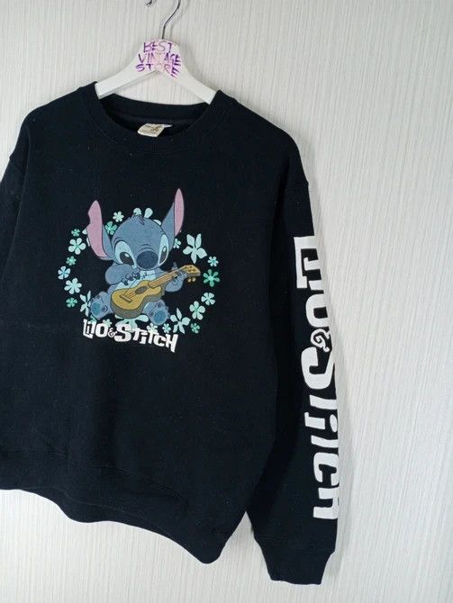 Cartoon Network Vintage Lilo & Stitch Big Logo Cartoon Disney Sweatshirt Size US M / EU 48-50 / 2 - 2 Thumbnail
