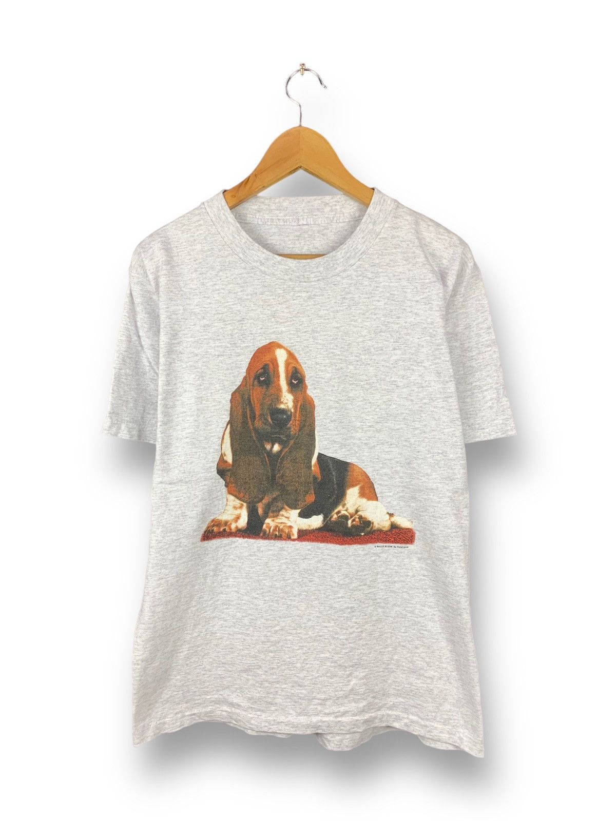 Habitat Steals! Vintage 90s Sally Klein Dog Art Tee Size US M / EU 48-50 / 2 - 1 Thumbnail