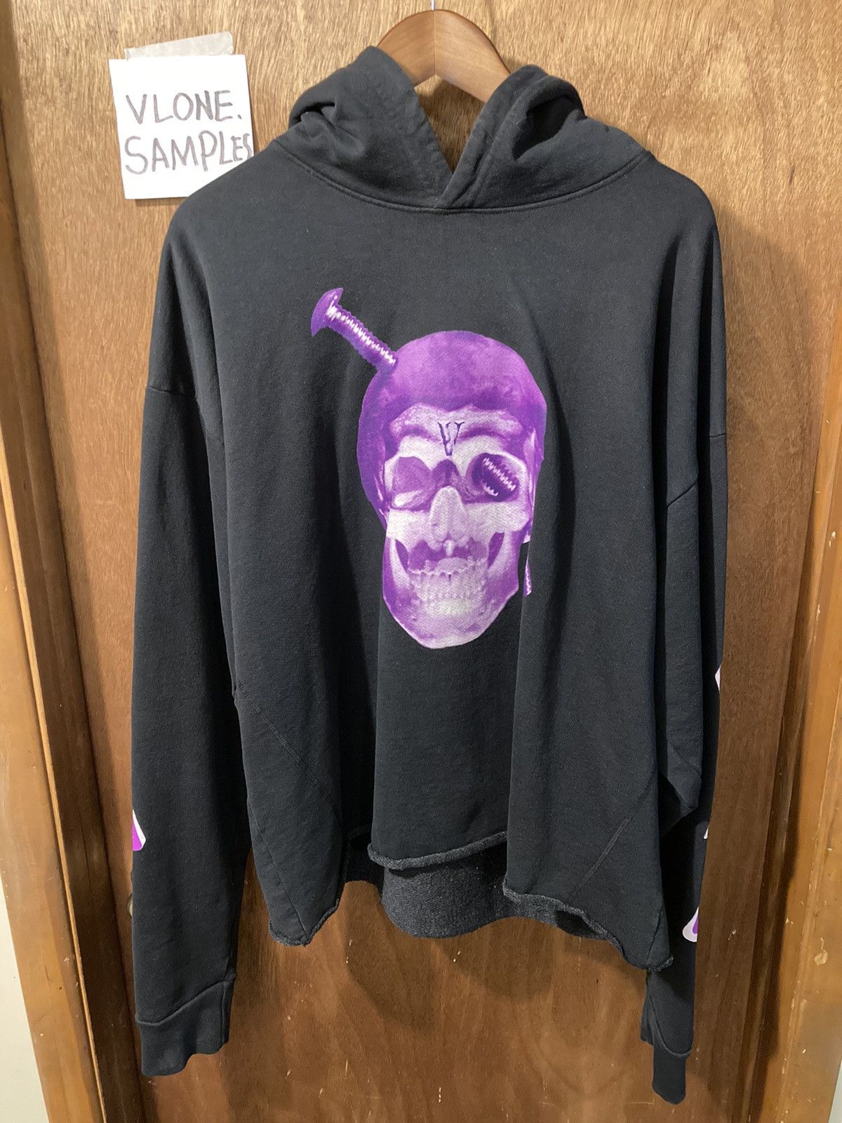 Vlone purple skull discount hoodie