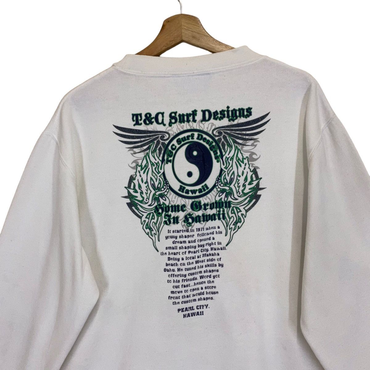 Sun Surf × Vintage Vintage TnC Big Logo Crewneck Sweatshirt Size M Size US M / EU 48-50 / 2 - 4 Thumbnail