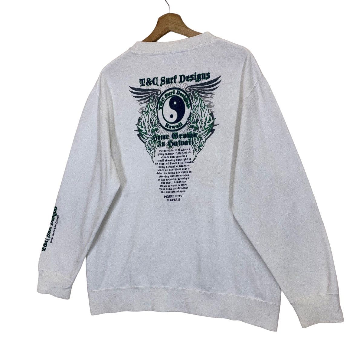 Sun Surf × Vintage Vintage TnC Big Logo Crewneck Sweatshirt Size M Size US M / EU 48-50 / 2 - 3 Thumbnail