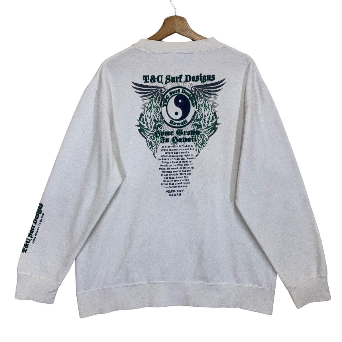 Sun Surf × Vintage Vintage TnC Big Logo Crewneck Sweatshirt Size M Size US M / EU 48-50 / 2 - 1 Thumbnail
