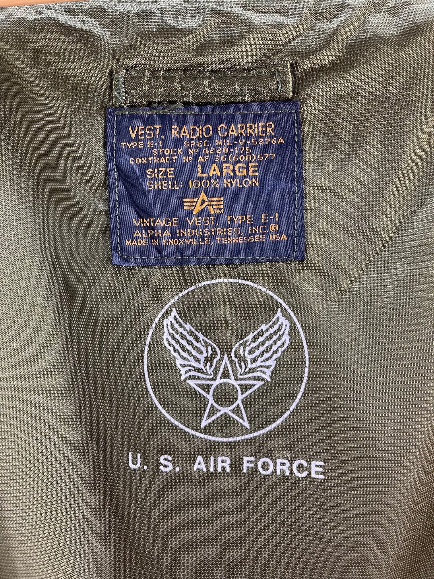 Alpha Industries U.S Air Force Alpha Industries Vest Radio Carrier Military Size US M / EU 48-50 / 2 - 11 Thumbnail