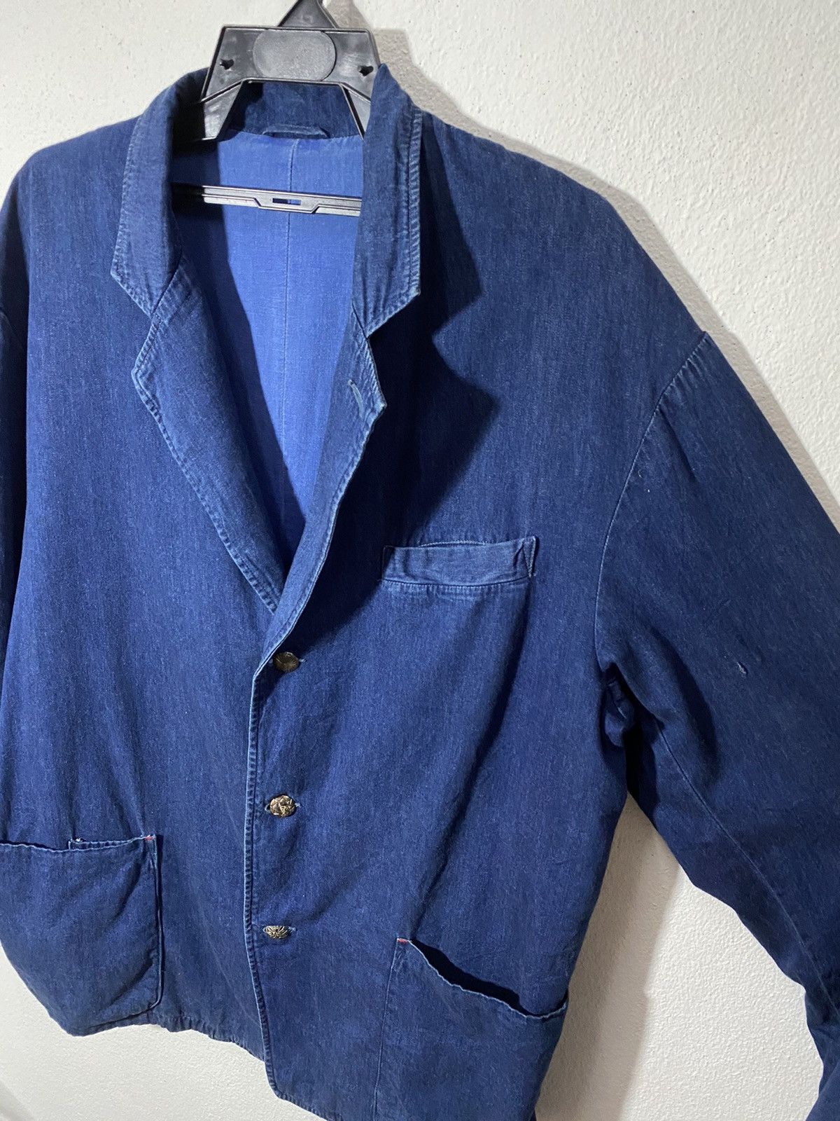 Blue Blue Japan RARE sos blue never change life x blue blu denime Size US XXL / EU 58 / 5 - 7 Thumbnail