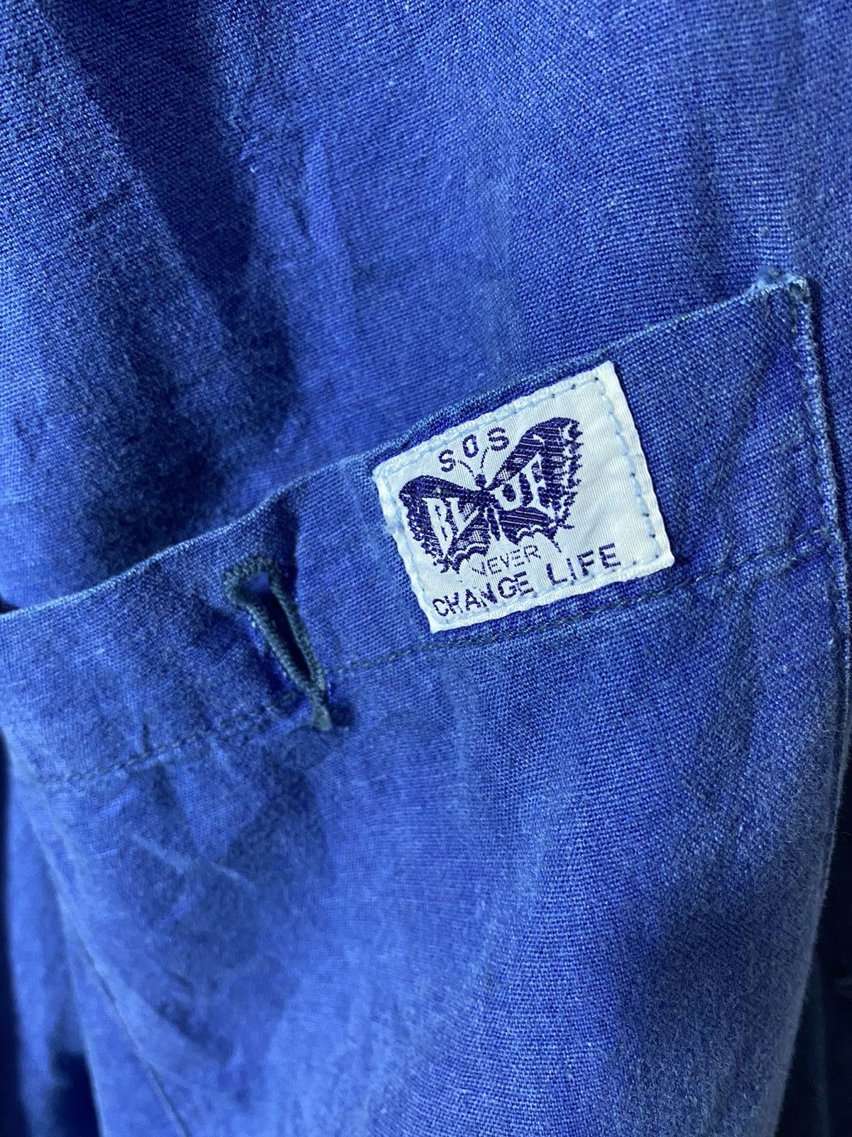 Blue Blue Japan RARE sos blue never change life x blue blu denime Size US XXL / EU 58 / 5 - 11 Thumbnail