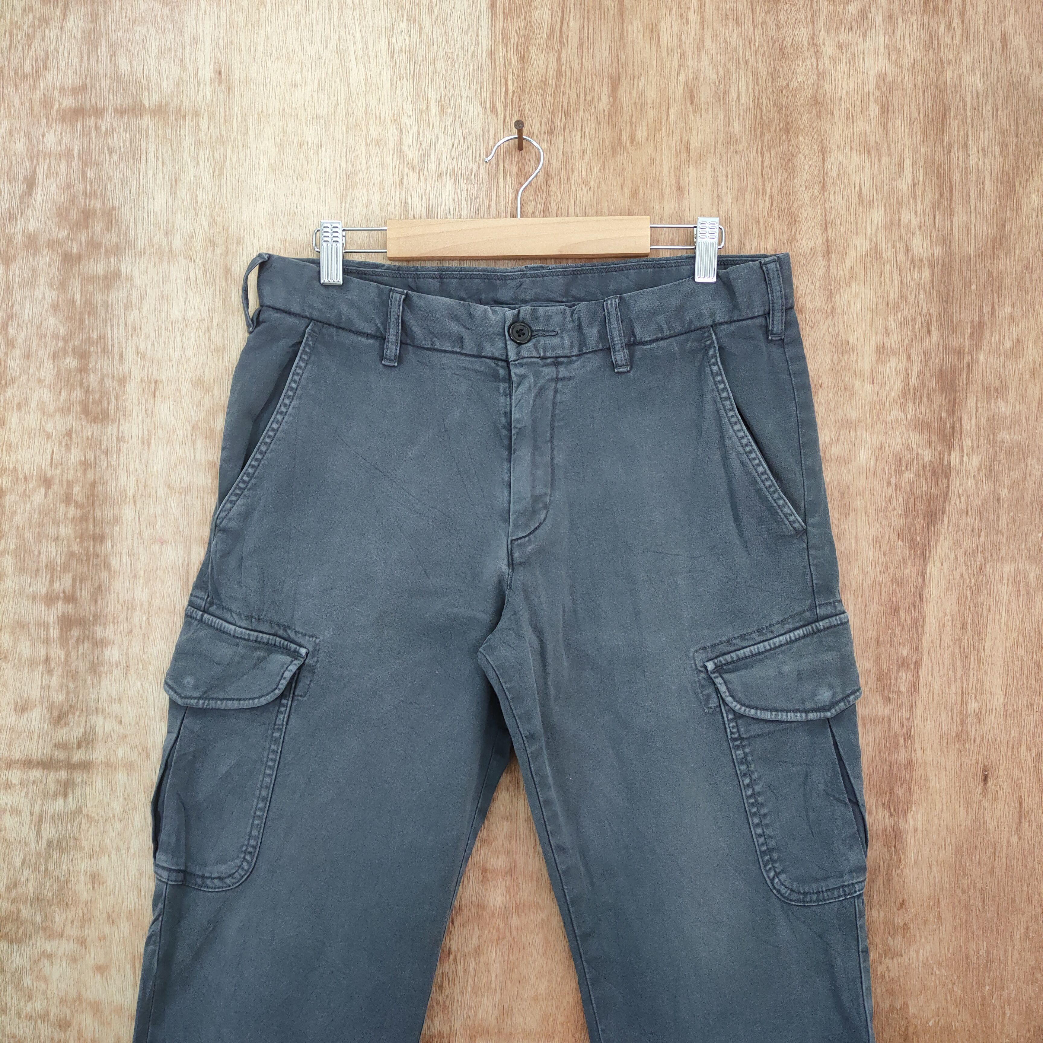Japanese Brand VINTAGE JAPANESE FADED CARGO PANTS Size US 30 / EU 46 - 2 Thumbnail