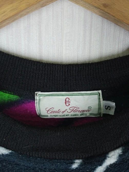 Conte of Florence RARE VINTAGE CONTE OF FLORENCE FLEECE SWEATSHIRT Size US M / EU 48-50 / 2 - 6 Thumbnail