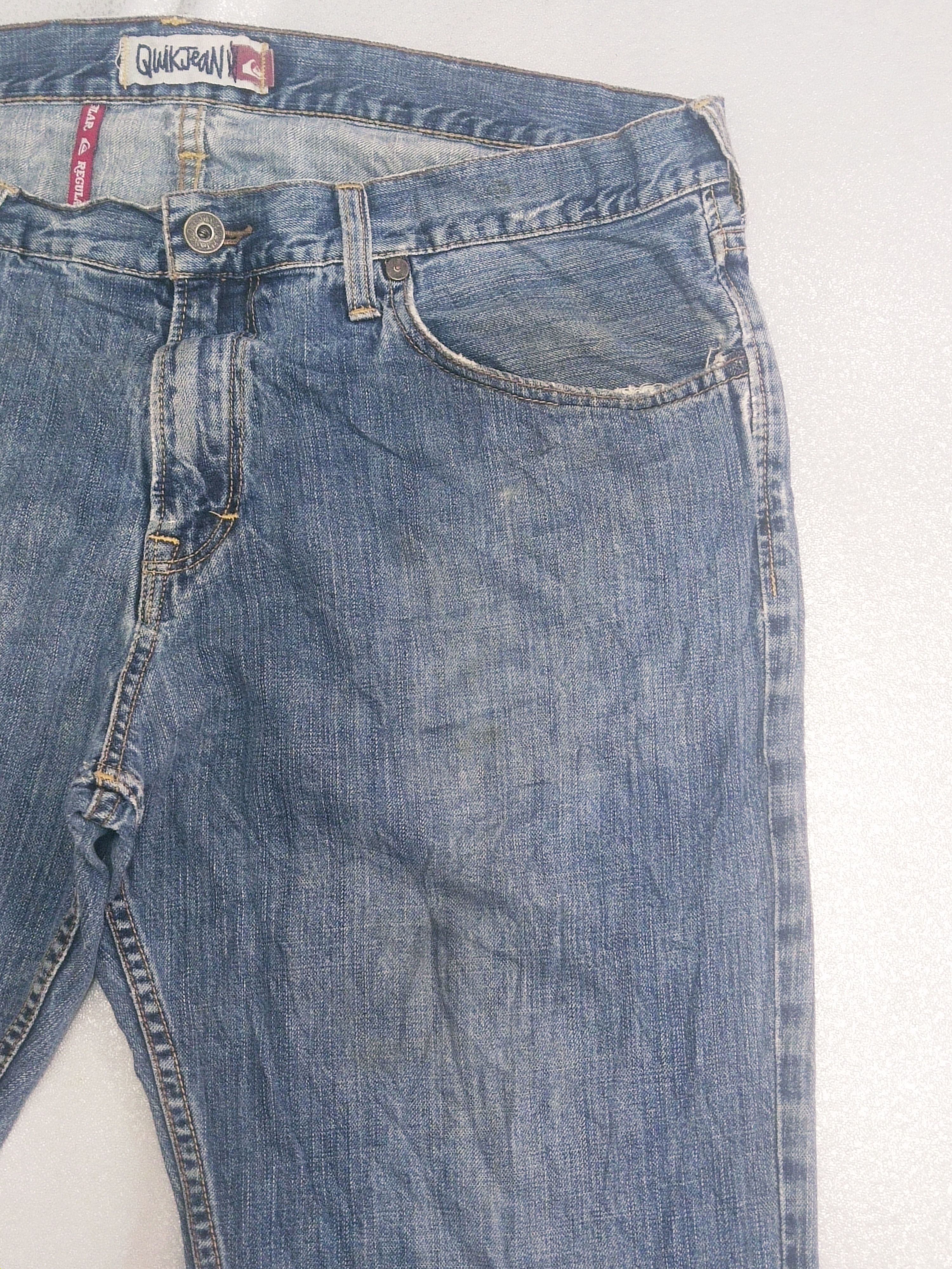 Quiksilver Vintage Quiksilver Distressed Regular Fit Quikjean Size US 38 / EU 54 - 5 Thumbnail