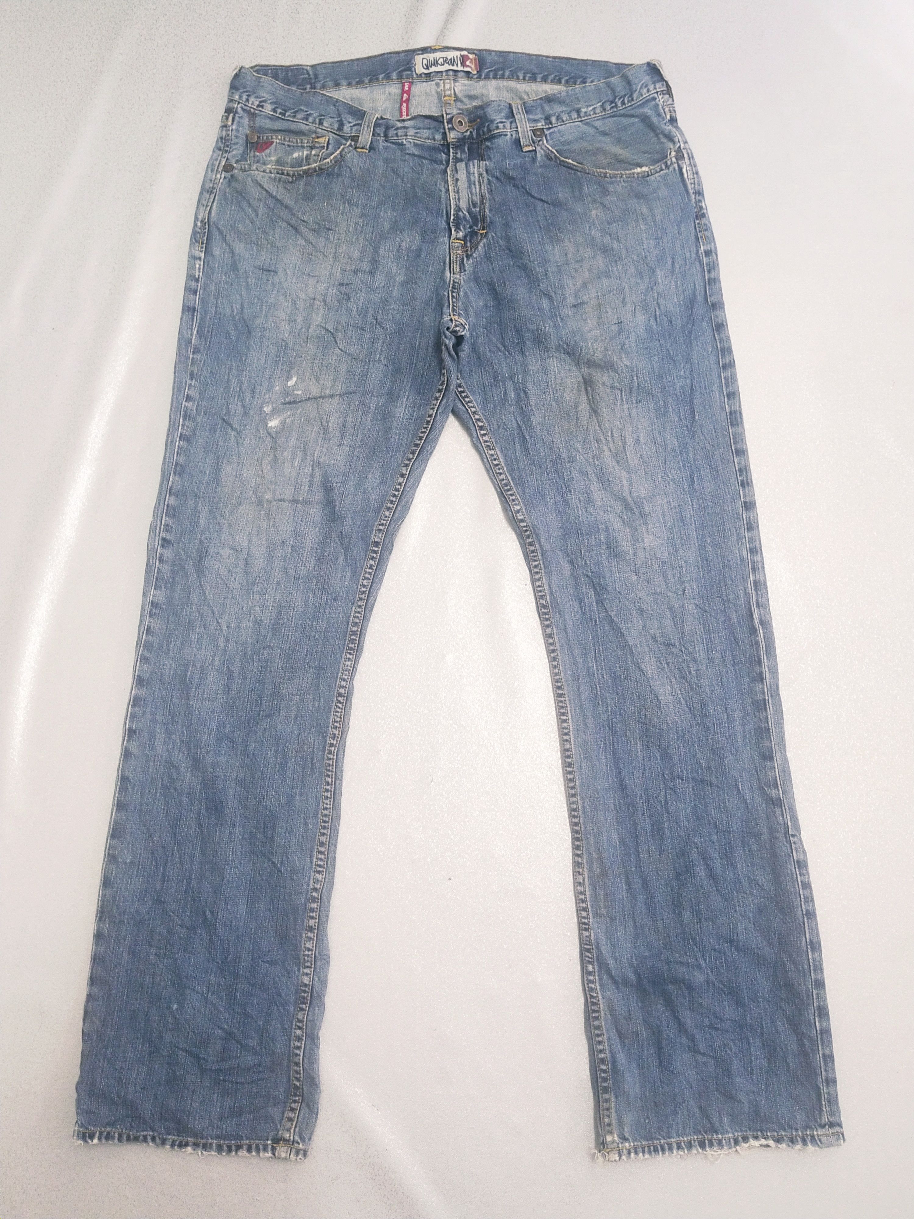 Quiksilver Vintage Quiksilver Distressed Regular Fit Quikjean Size US 38 / EU 54 - 1 Thumbnail