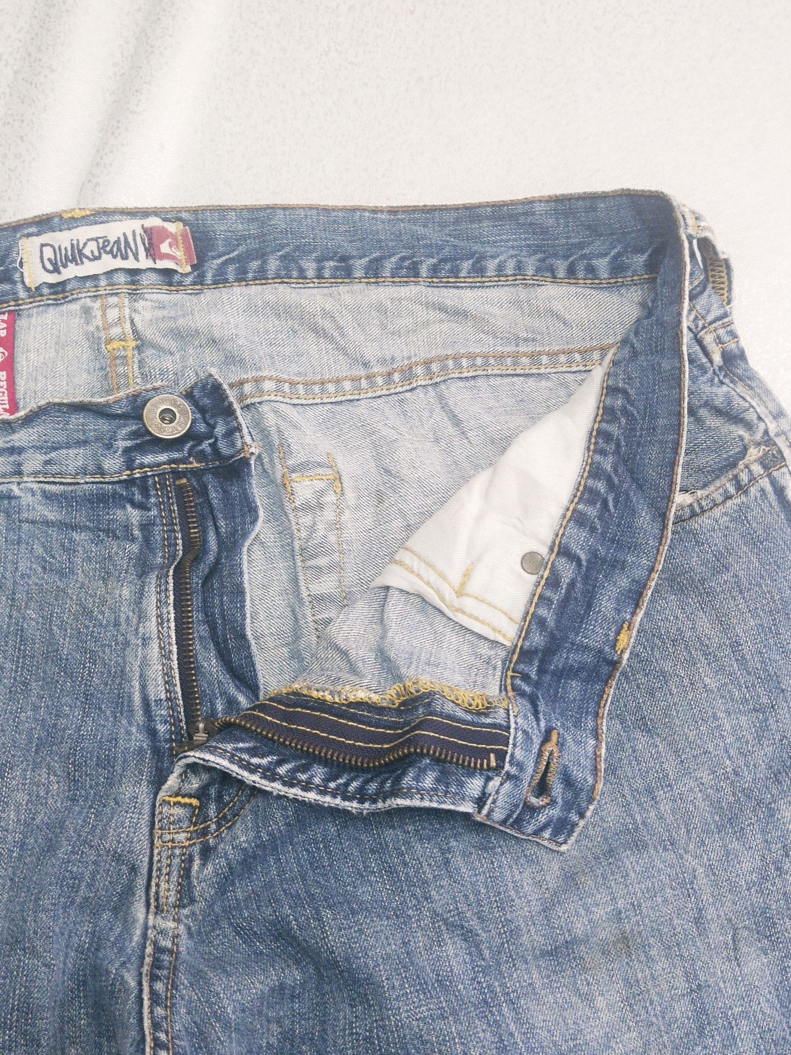 Quiksilver Vintage Quiksilver Distressed Regular Fit Quikjean Size US 38 / EU 54 - 7 Thumbnail