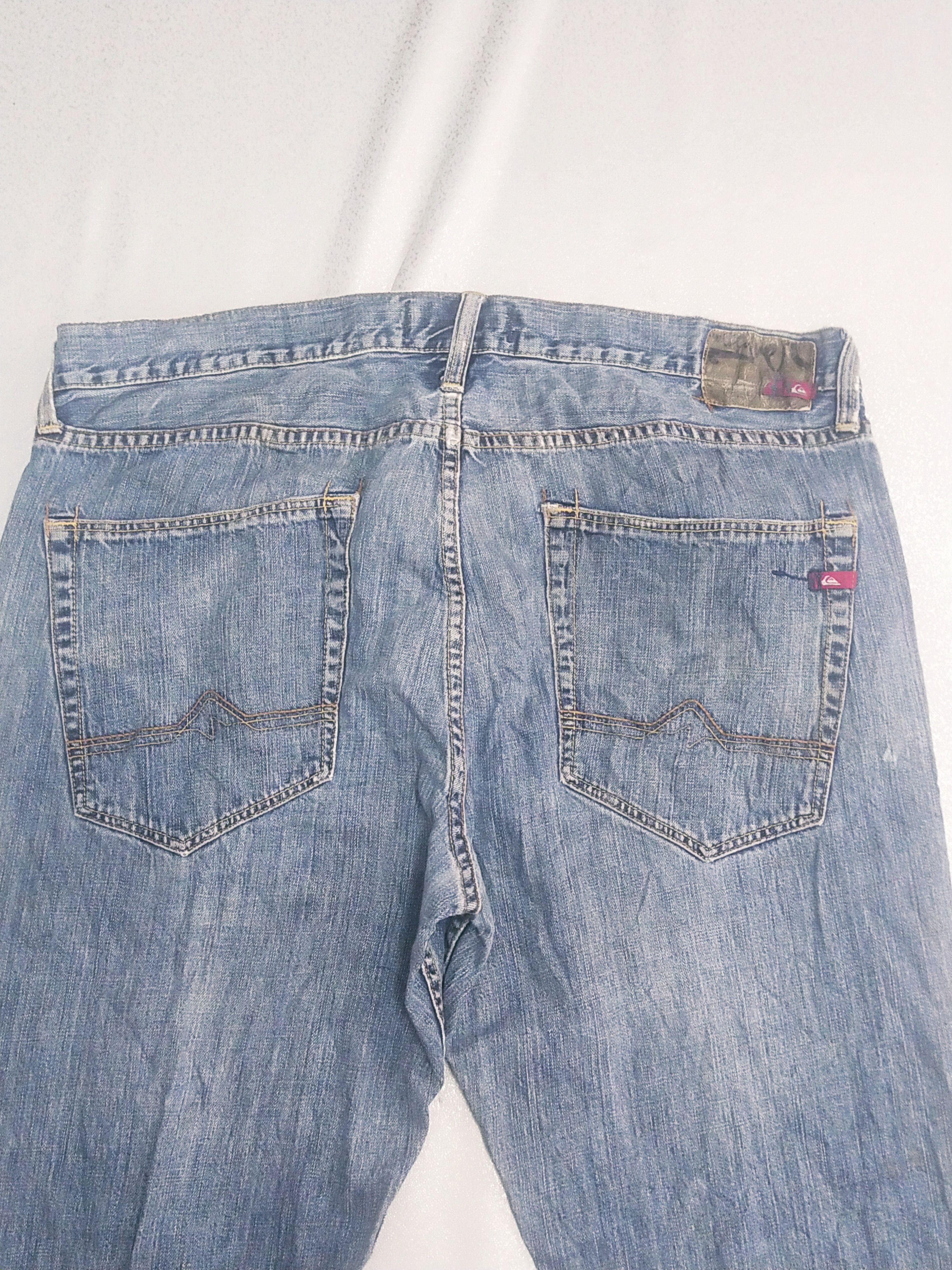 Quiksilver Vintage Quiksilver Distressed Regular Fit Quikjean Size US 38 / EU 54 - 12 Thumbnail