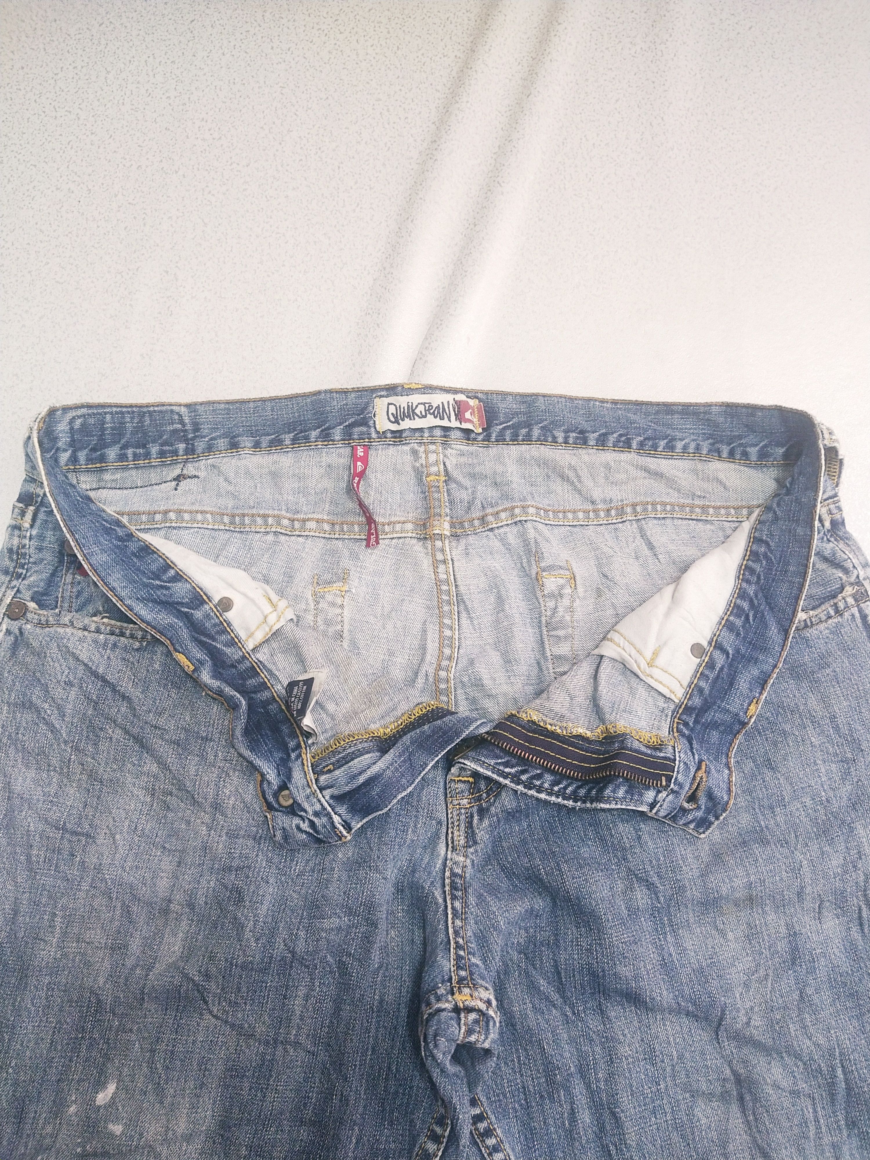 Quiksilver Vintage Quiksilver Distressed Regular Fit Quikjean Size US 38 / EU 54 - 8 Thumbnail