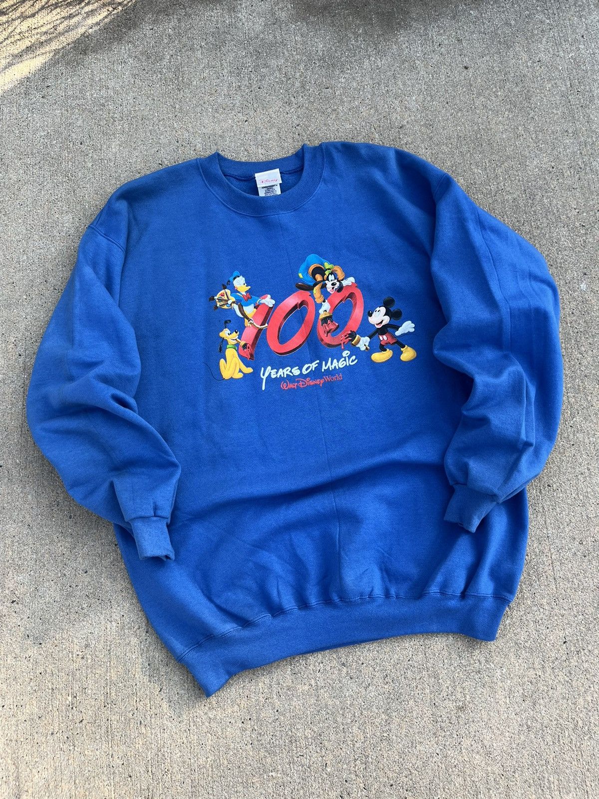 Disney × Vintage Vintage Walt Disney World “100 Years of Magic” Sweatshirt Size US L / EU 52-54 / 3 - 1 Thumbnail