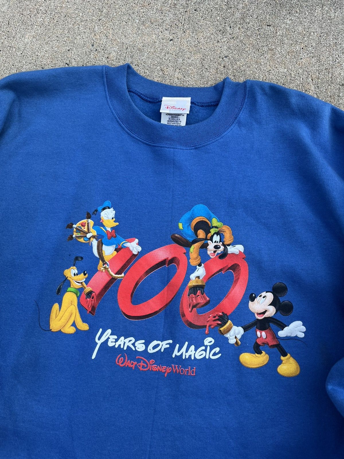 Disney × Vintage Vintage Walt Disney World “100 Years of Magic” Sweatshirt Size US L / EU 52-54 / 3 - 2 Thumbnail