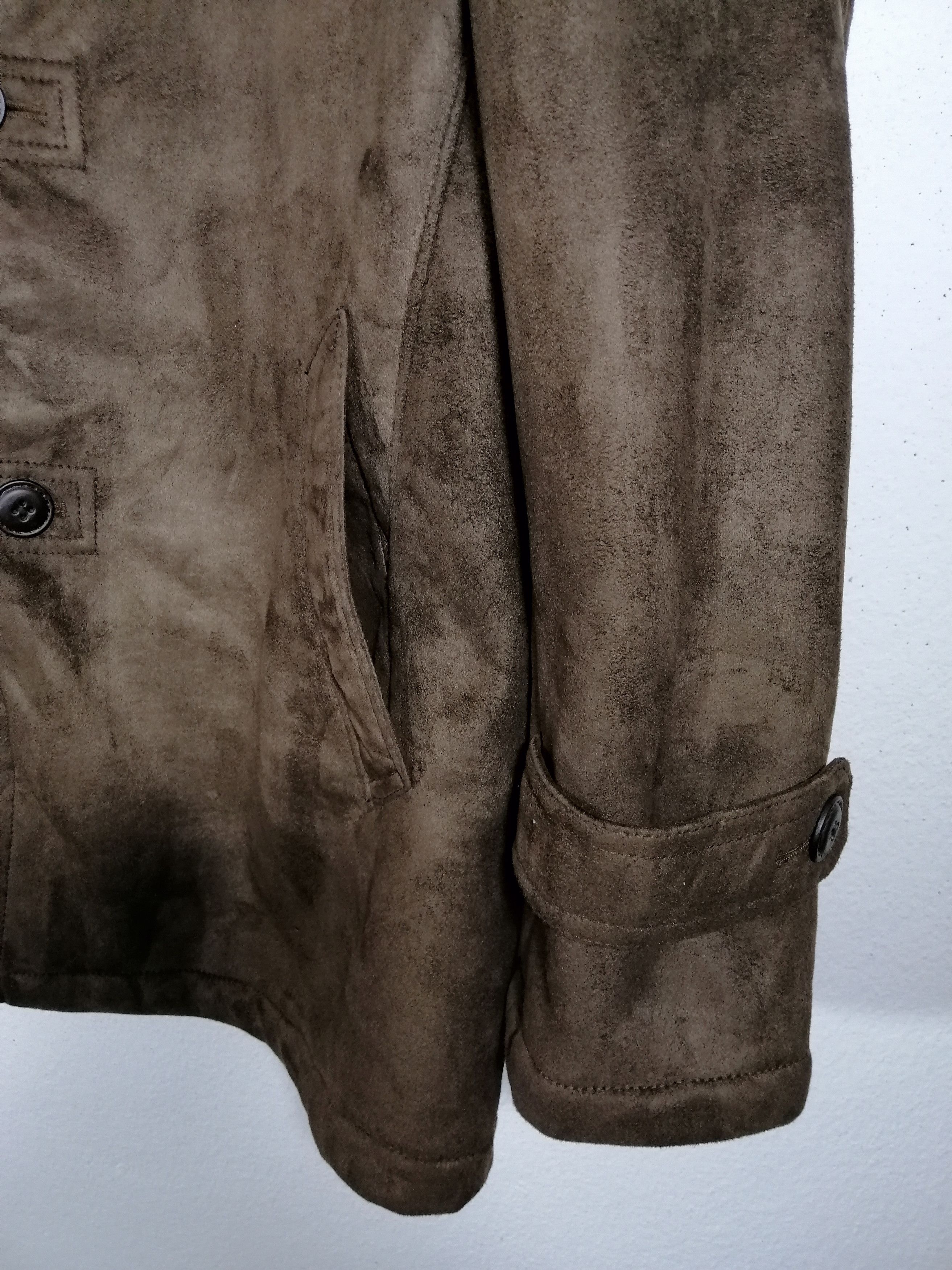 Japanese Brand × Uniqlo UNIQLO SUEDE LEATHER JACKET Size US M / EU 48-50 / 2 - 8 Thumbnail