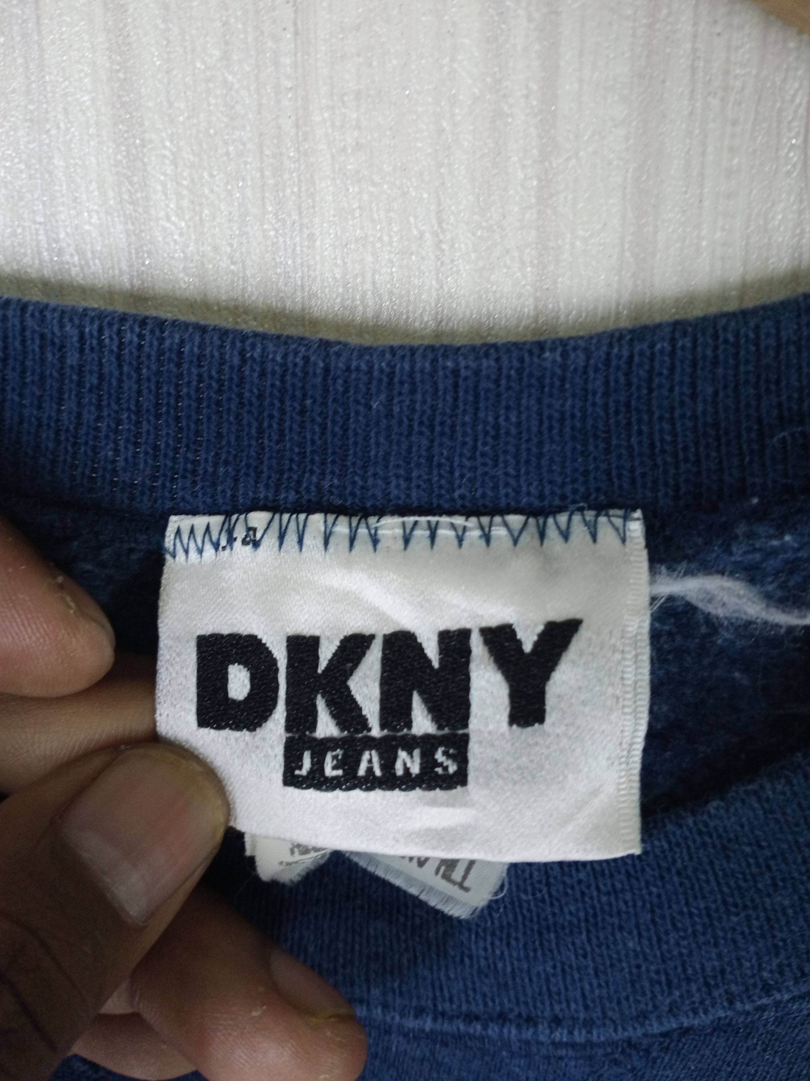 DKNY RARE MADE IN USA VINTAGE 90' DKNY SWEATSHIRT Size US XL / EU 56 / 4 - 4 Thumbnail
