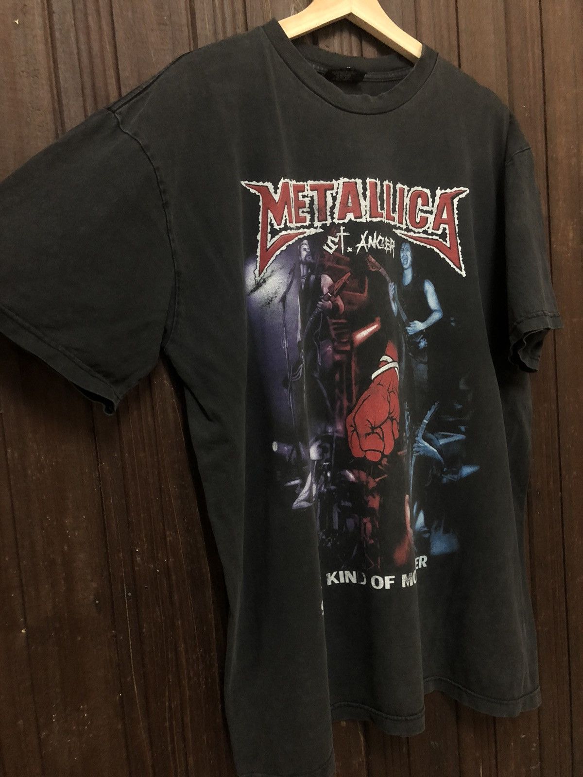 Band Tees × Metallica × Vintage Vintage Bootleg Metallica St Anger Rare Nice Tee Shirt Size US XL / EU 56 / 4 - 5 Thumbnail
