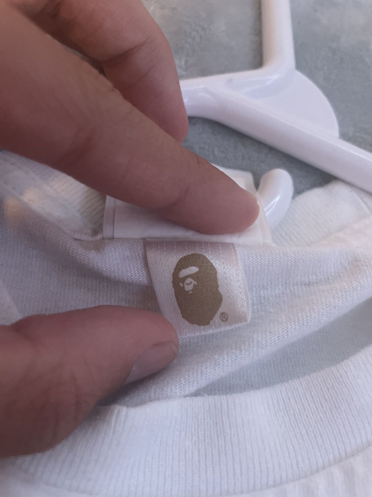 Bape BAPE Bapesta Color Tee White/Green Size US S / EU 44-46 / 1 - 7 Thumbnail