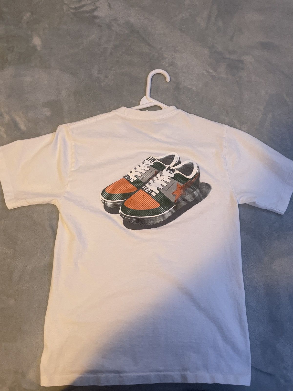 Bape BAPE Bapesta Color Tee White/Green Size US S / EU 44-46 / 1 - 3 Thumbnail