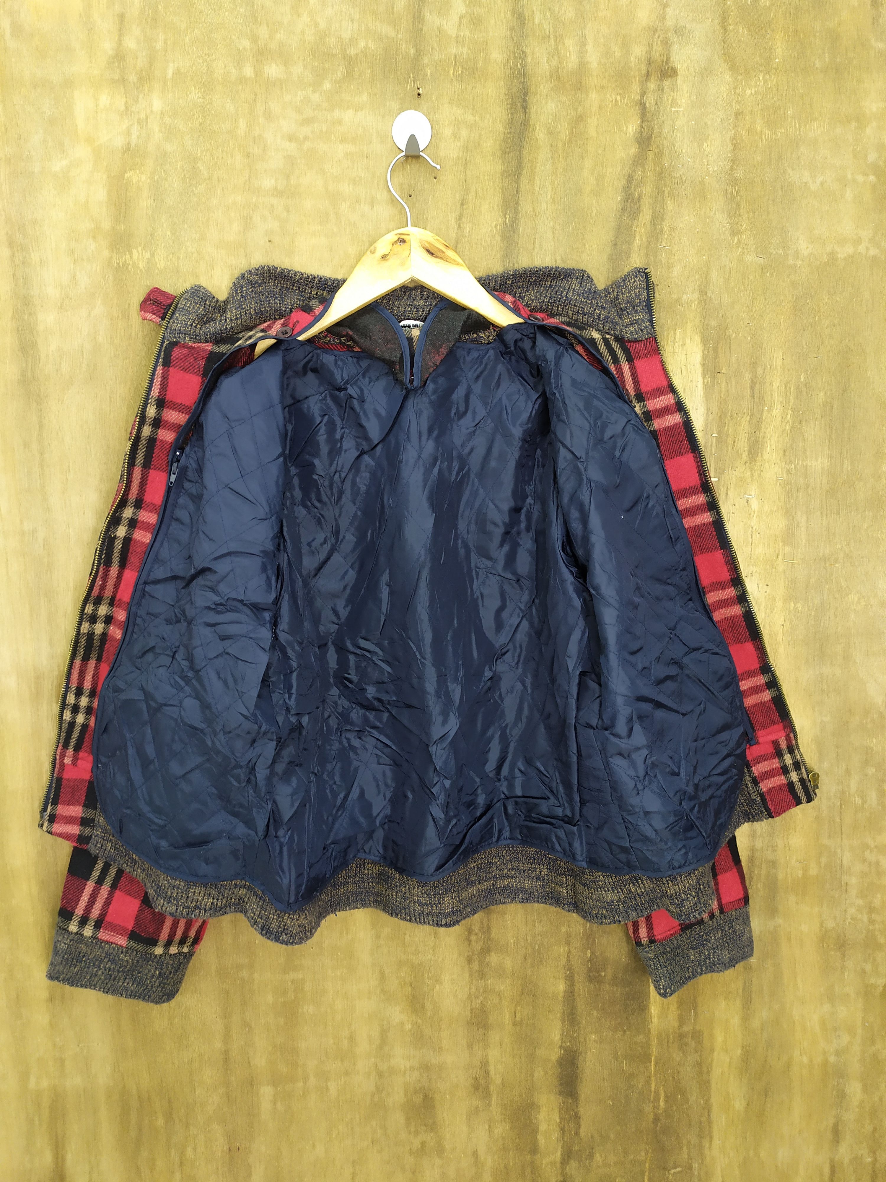 Flannel VINTAGE FIVE SPOT CHEKERED TARTAN PLAID WOOL VARSITY JACKET Size US M / EU 48-50 / 2 - 9 Thumbnail