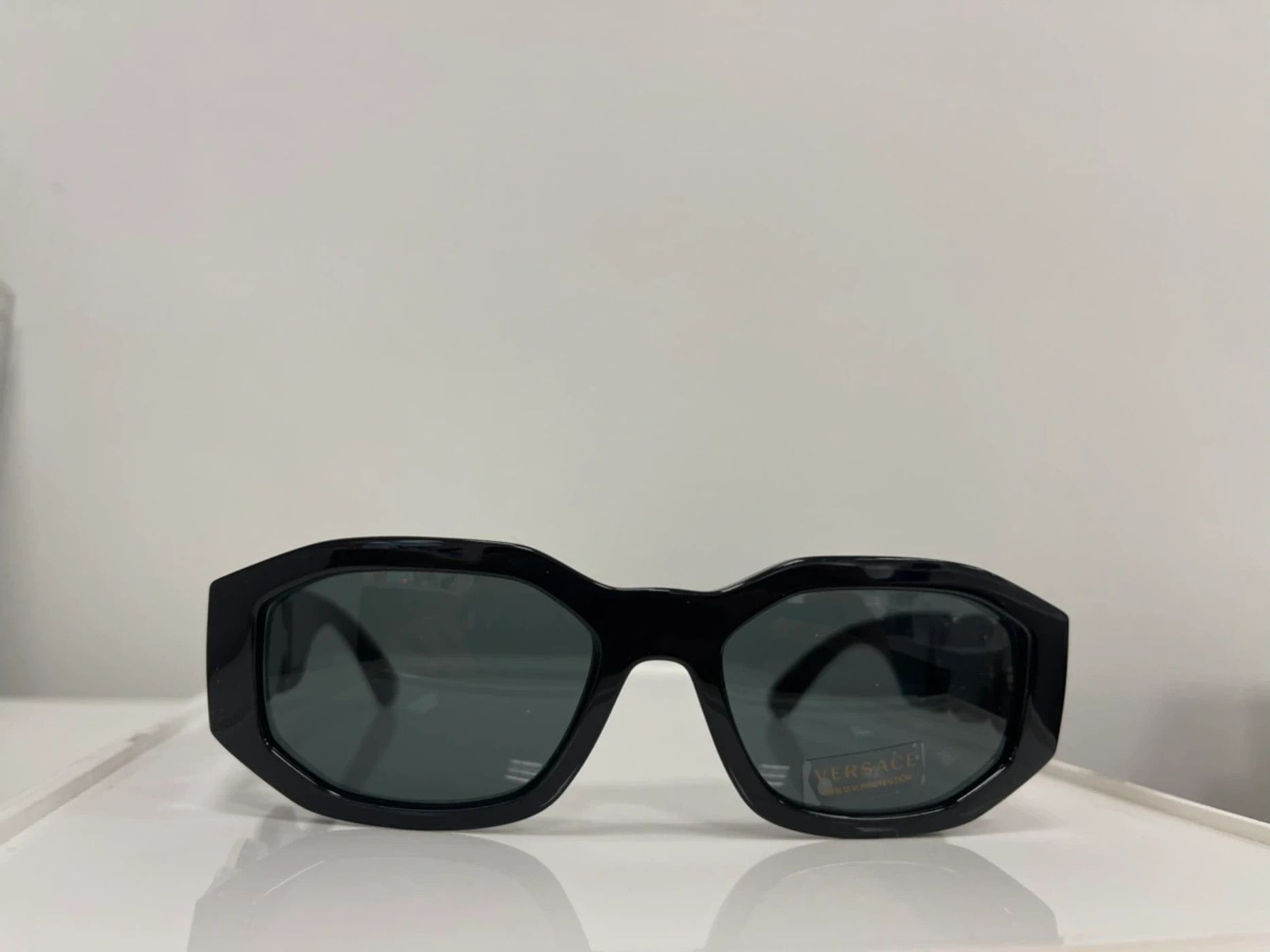 Rap Tees × Versace × Vintage NEW Versace Biggie Smalls Medusa BIG Sunglasses Glasses Size ONE SIZE - 1 Thumbnail