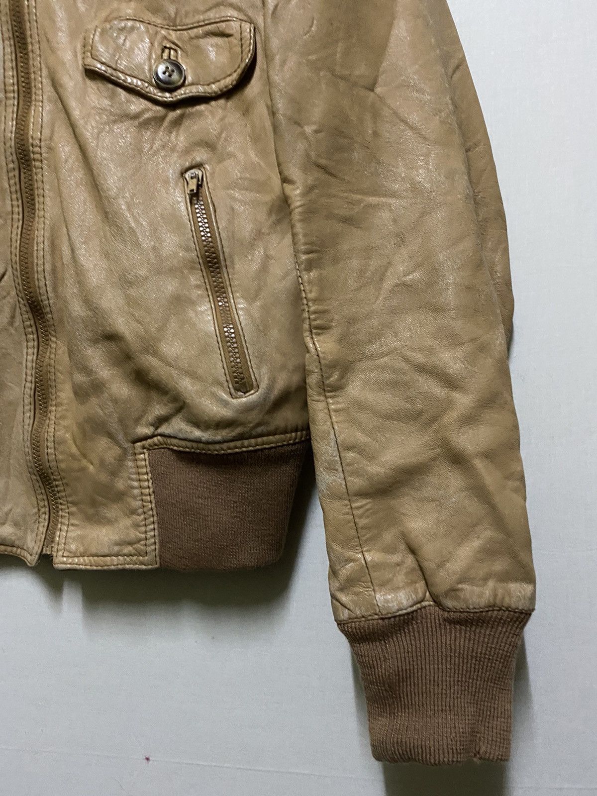 Vintage Piccini Italy Leather Jacket Brown Size US S / EU 44-46 / 1 - 5 Thumbnail
