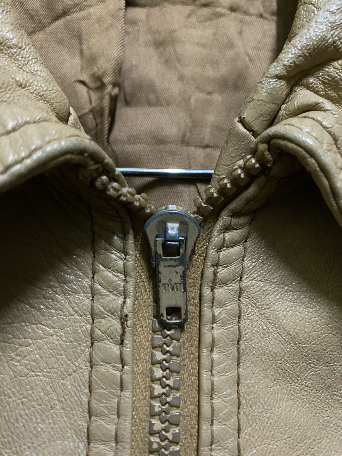 Vintage Piccini Italy Leather Jacket Brown Size US S / EU 44-46 / 1 - 7 Thumbnail