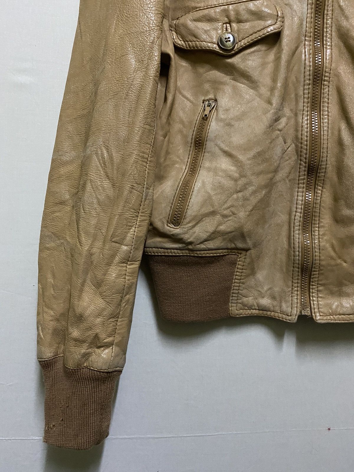 Vintage Piccini Italy Leather Jacket Brown Size US S / EU 44-46 / 1 - 3 Thumbnail